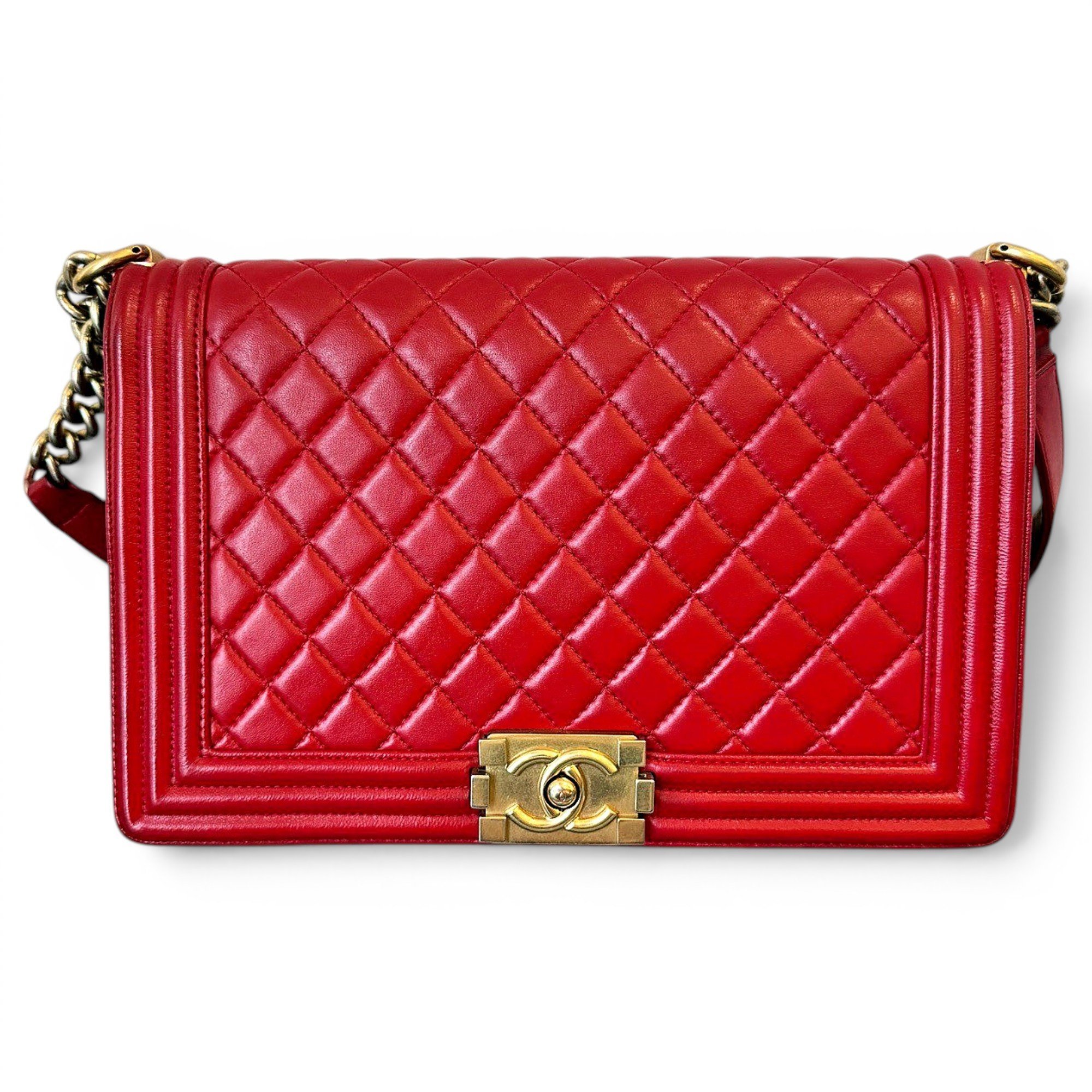 Boy leather crossbody bag