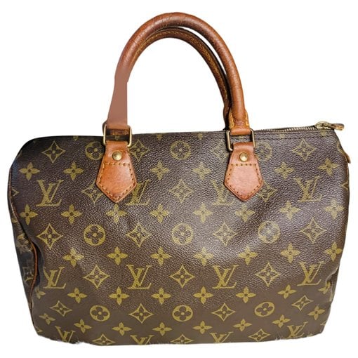 Speedy leather handbag