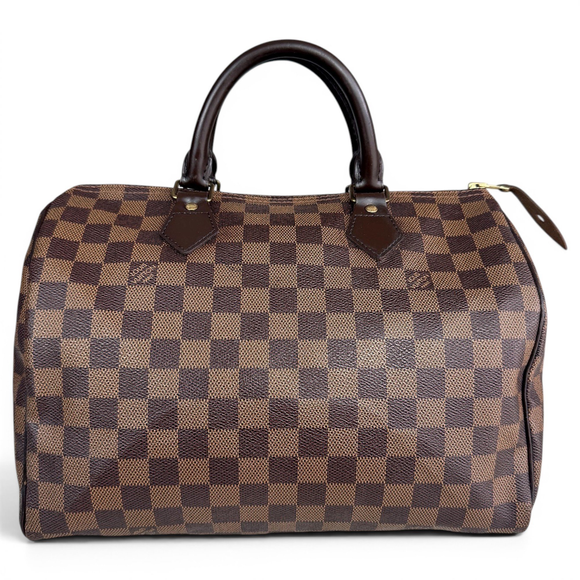 Speedy leather handbag