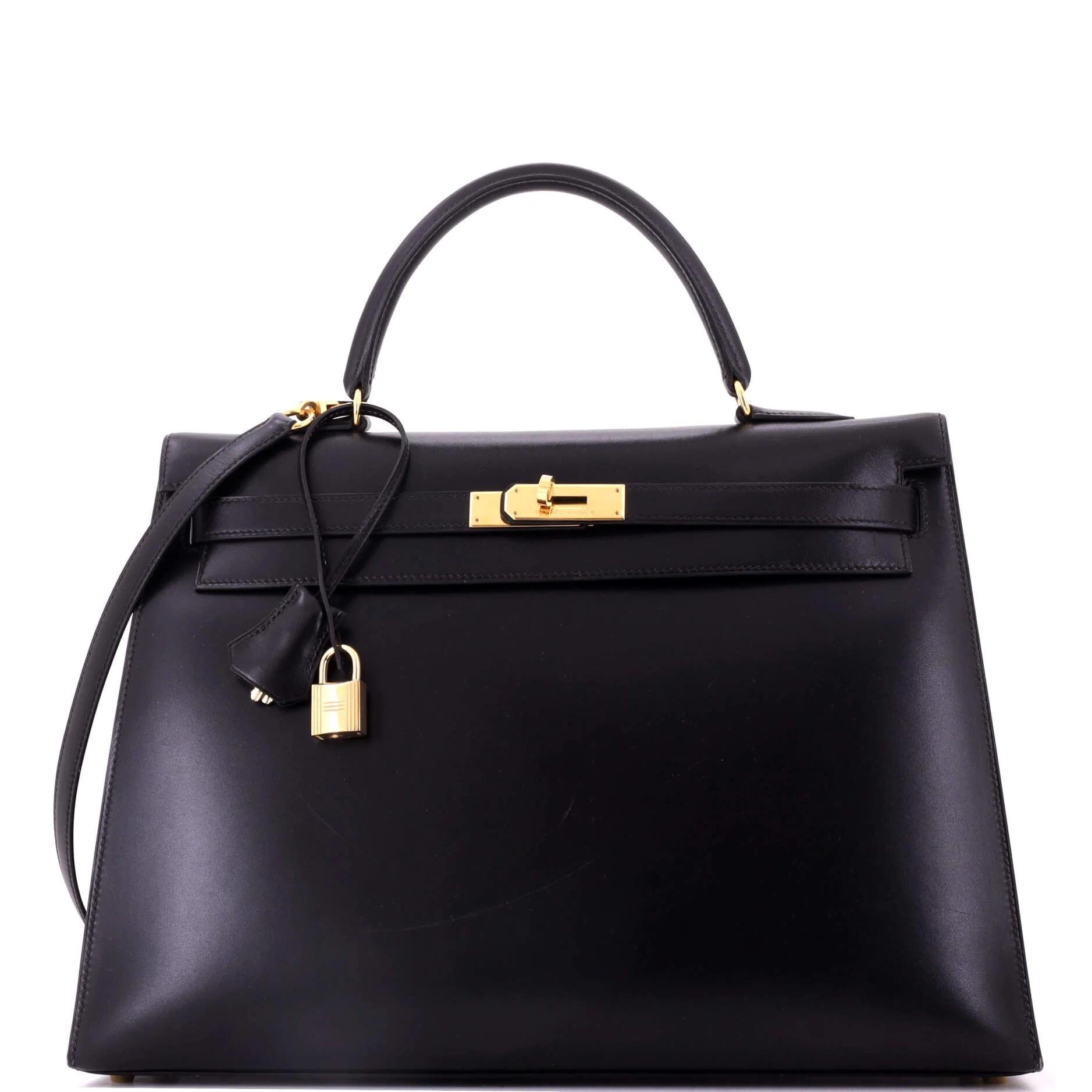 Kelly 35 leather handbag