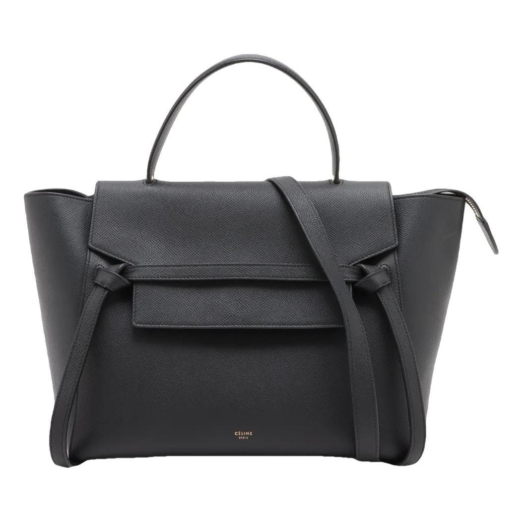 Belt leather handbag