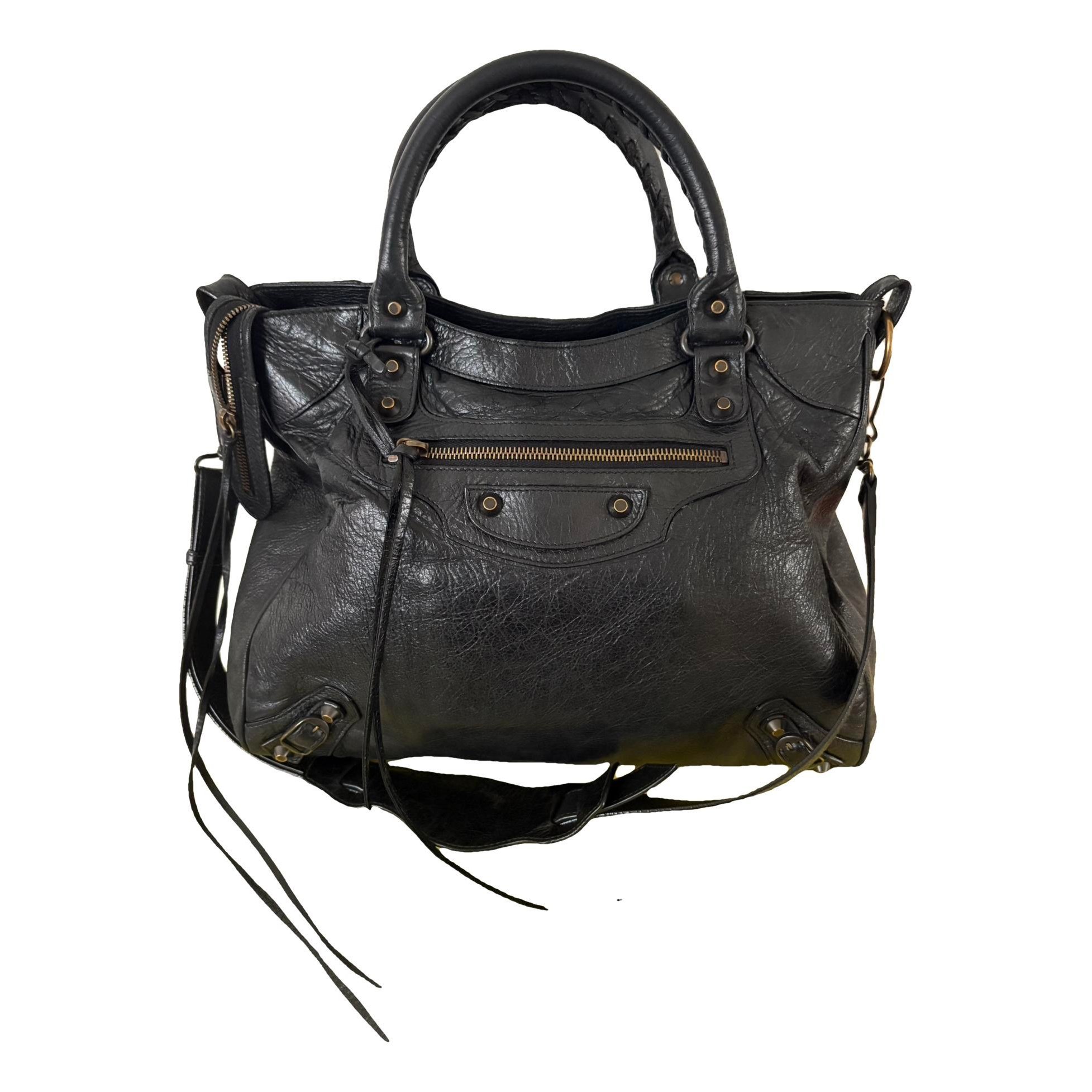 Vélo leather handbag