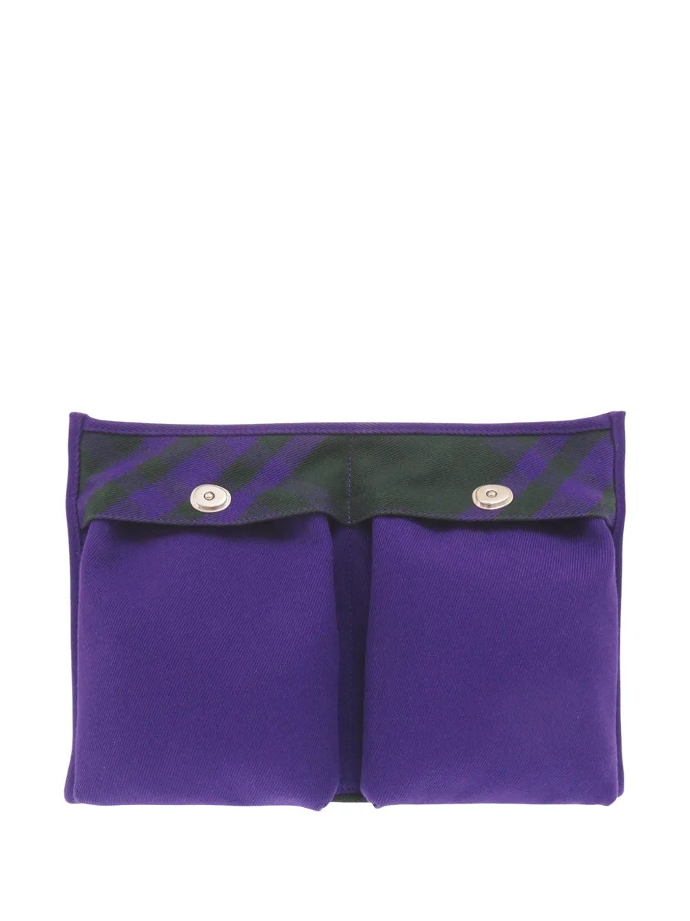 2000-2017 Supernova Check Canvas clutch bag