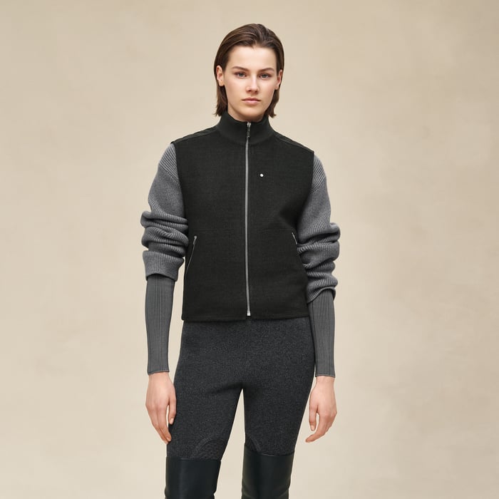 Gris Obscur "Chaine d'Ancre" Sleeveless Vest