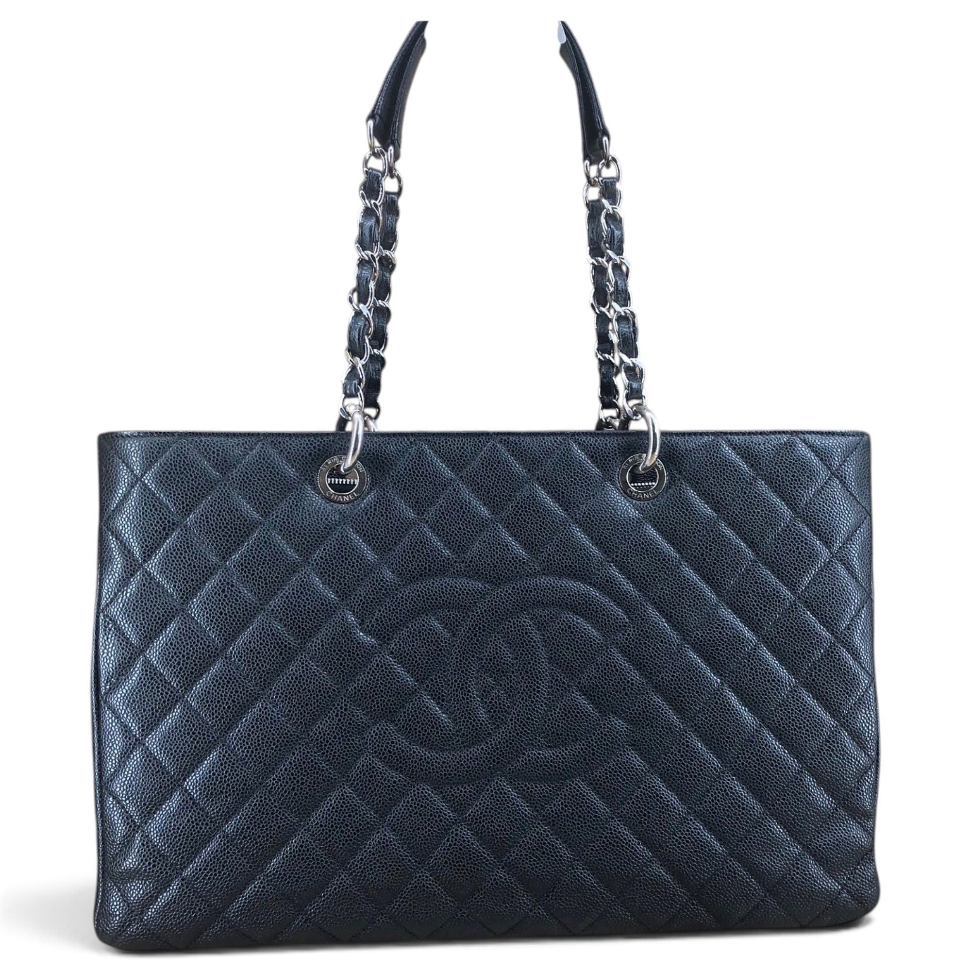 Grand shopping leather tote