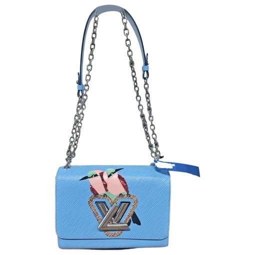 Twist leather crossbody bag