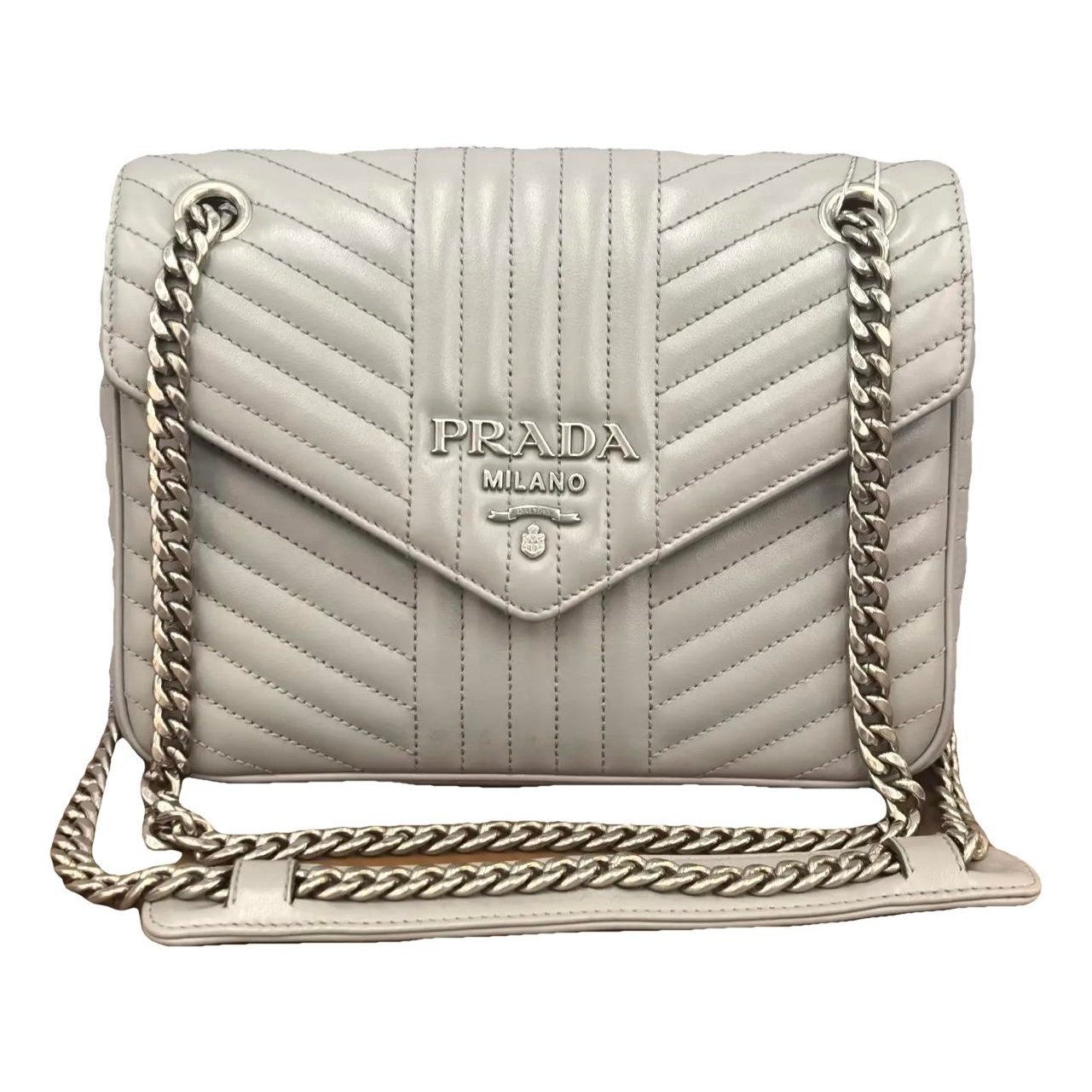 Diagramme leather handbag