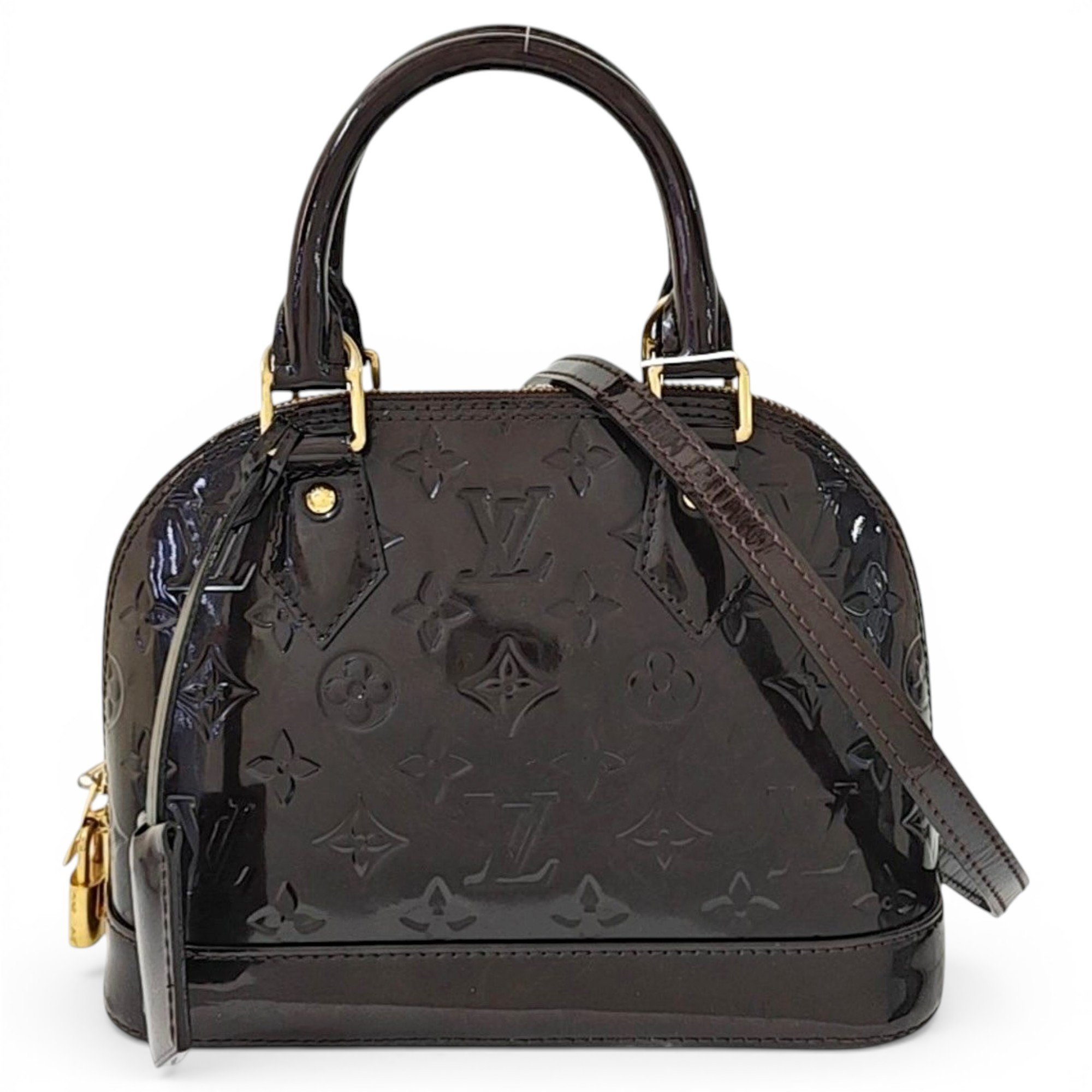 Alma BB patent leather handbag