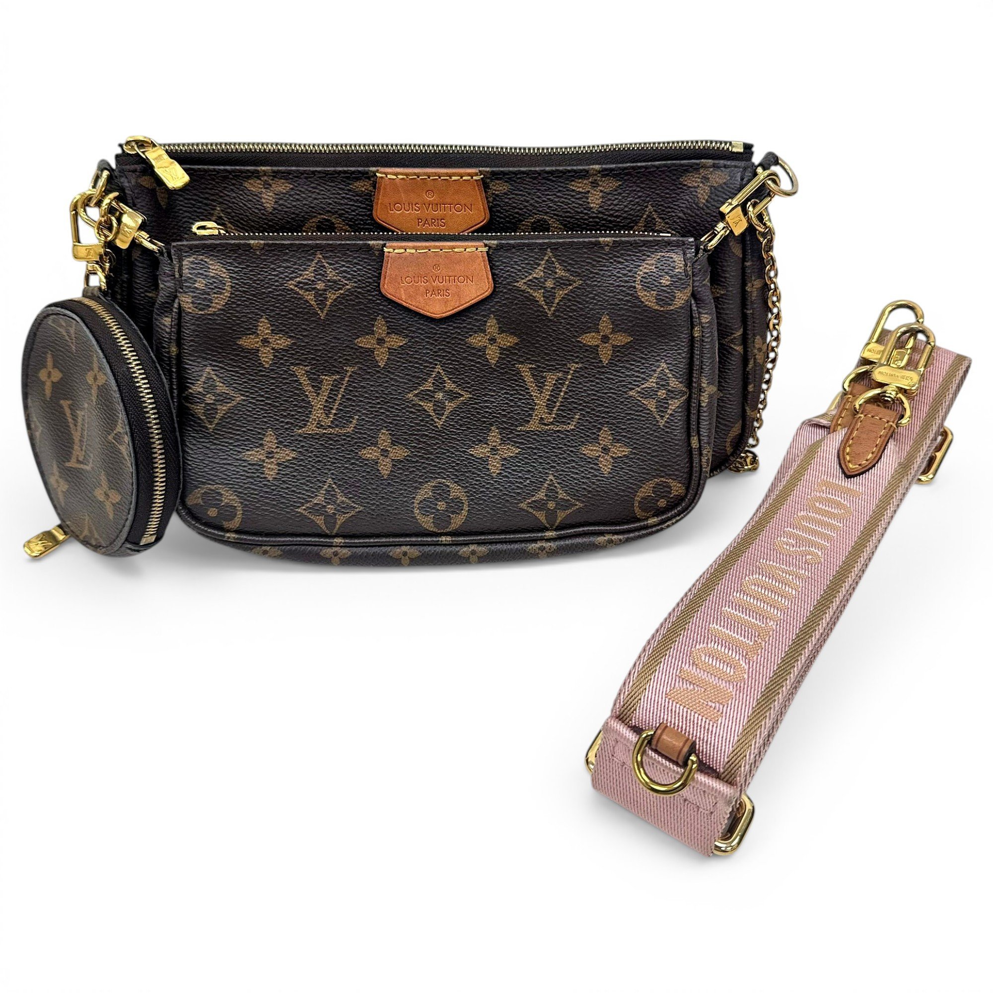 Multi Pochette Accessoires leather crossbody bag