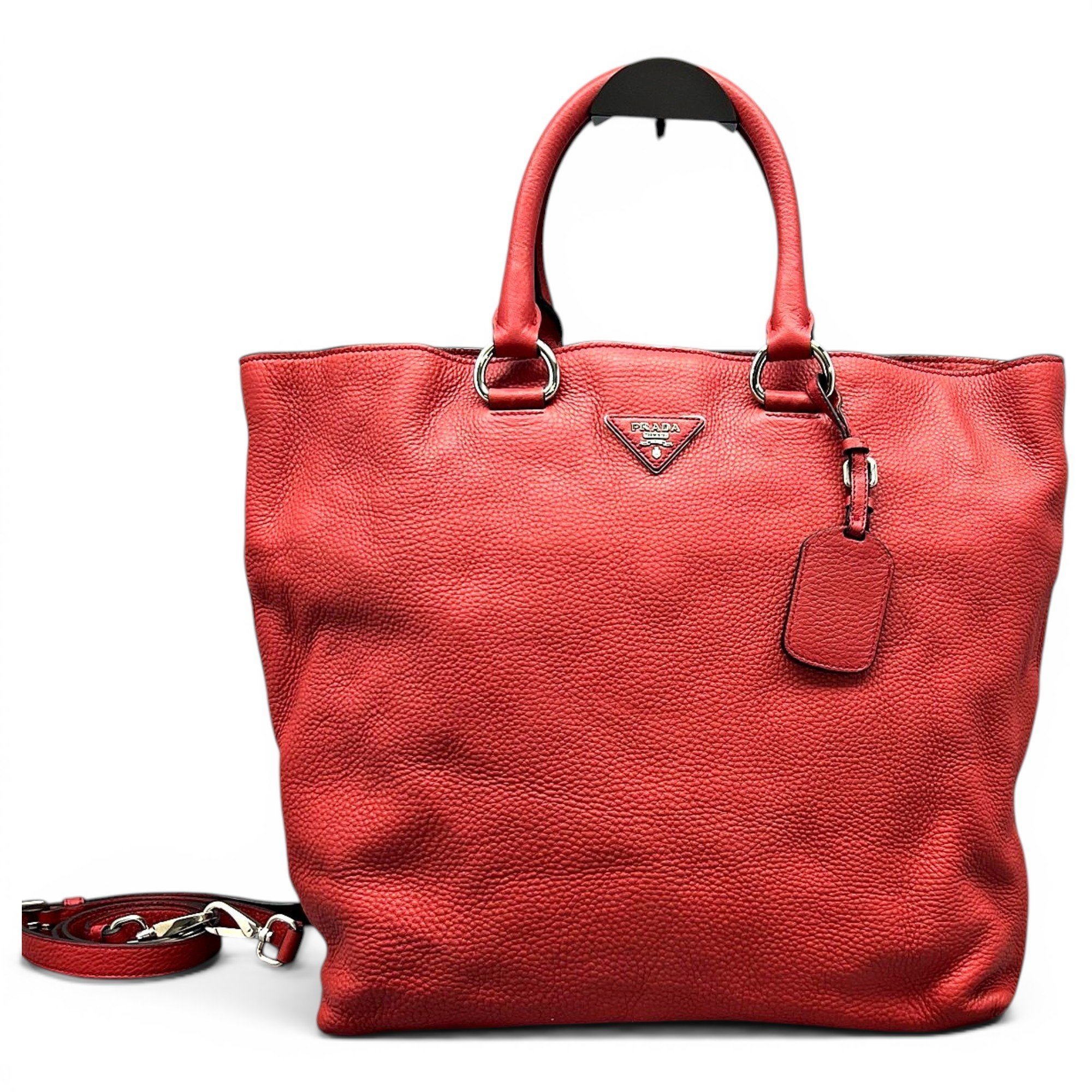 Leather tote
