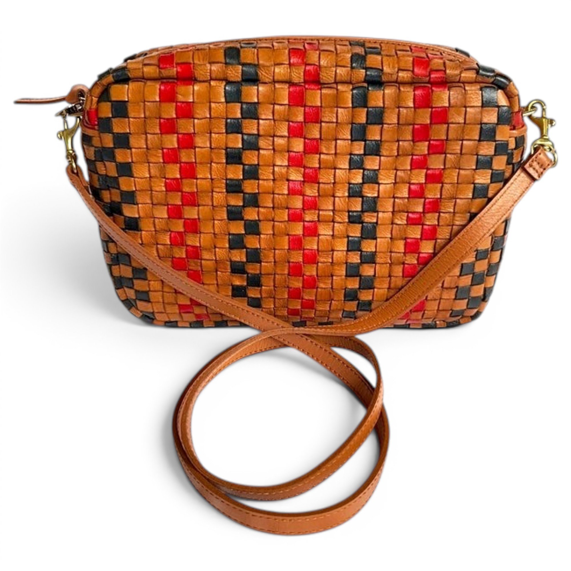 Leather crossbody bag