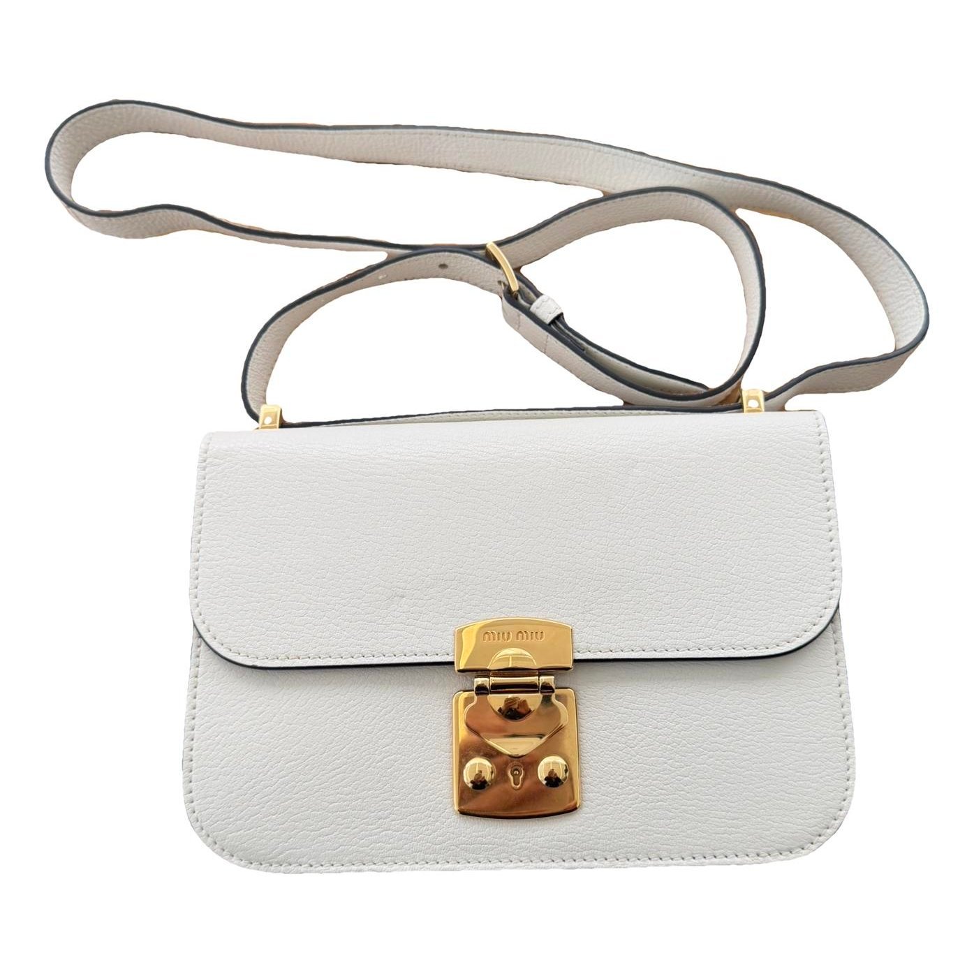 Madras leather handbag
