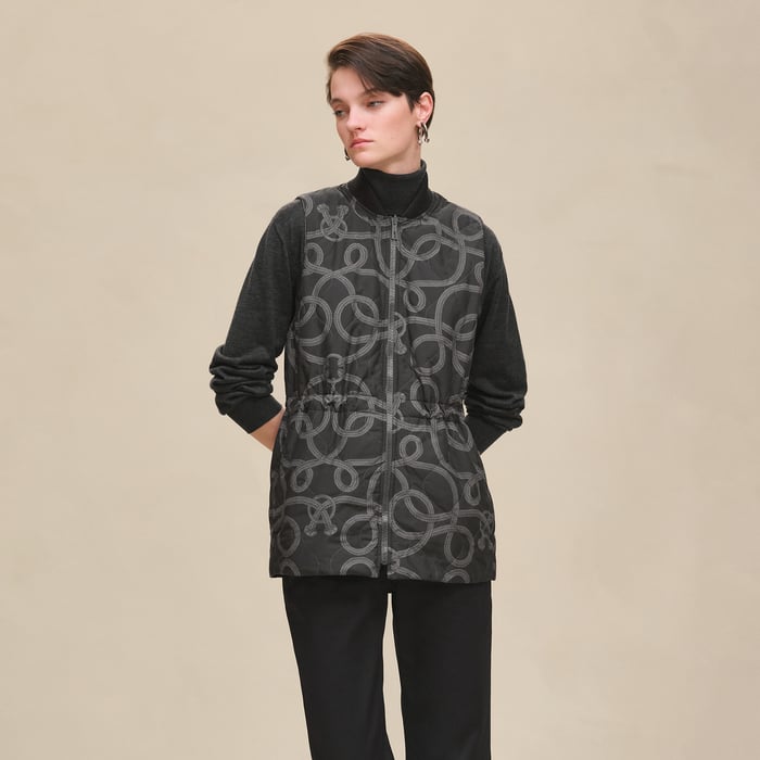 Gris Charbon "Palefroi Remix" Reversible Long Vest
