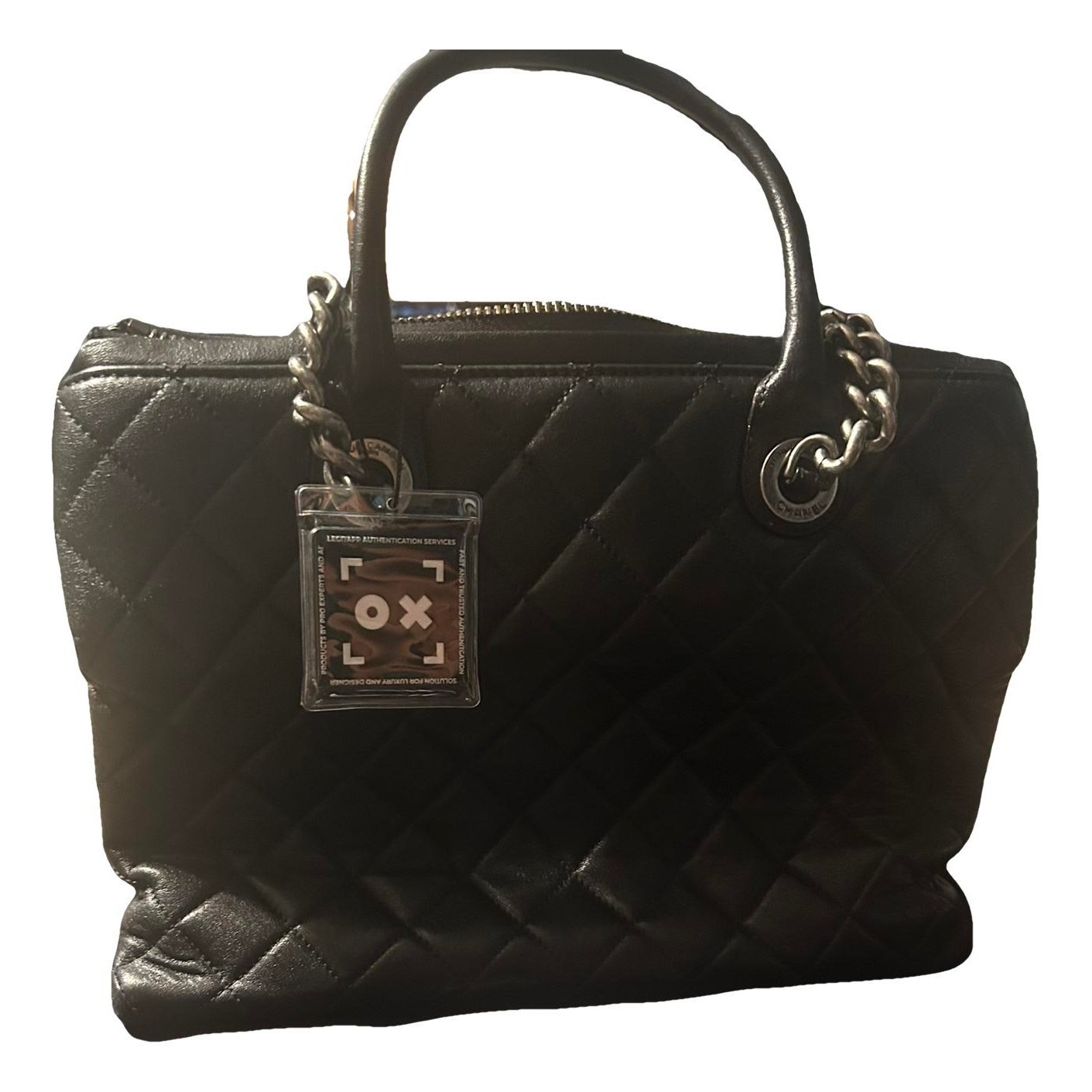 Leather tote