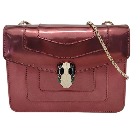 Patent leather handbag