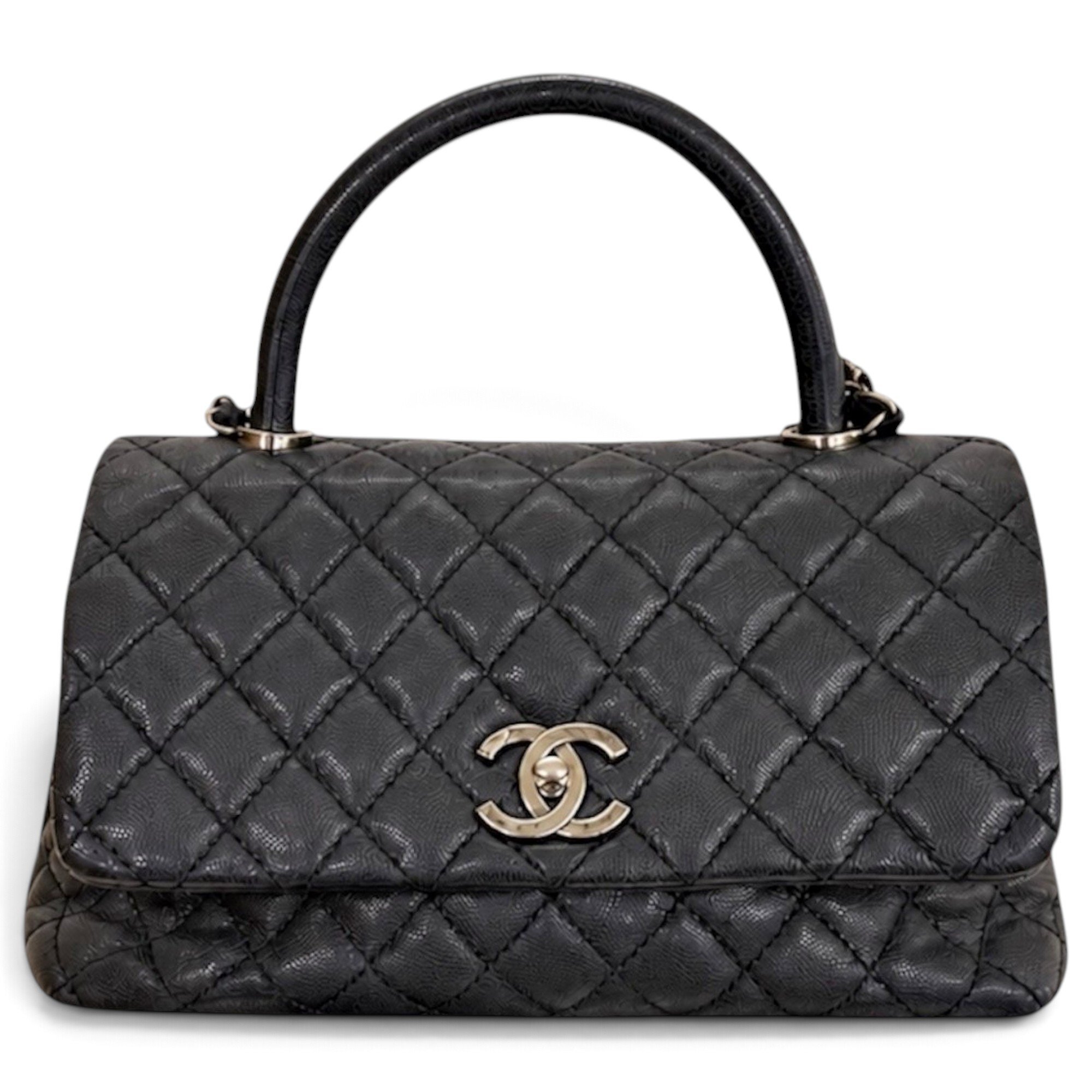 Coco Handle leather handbag