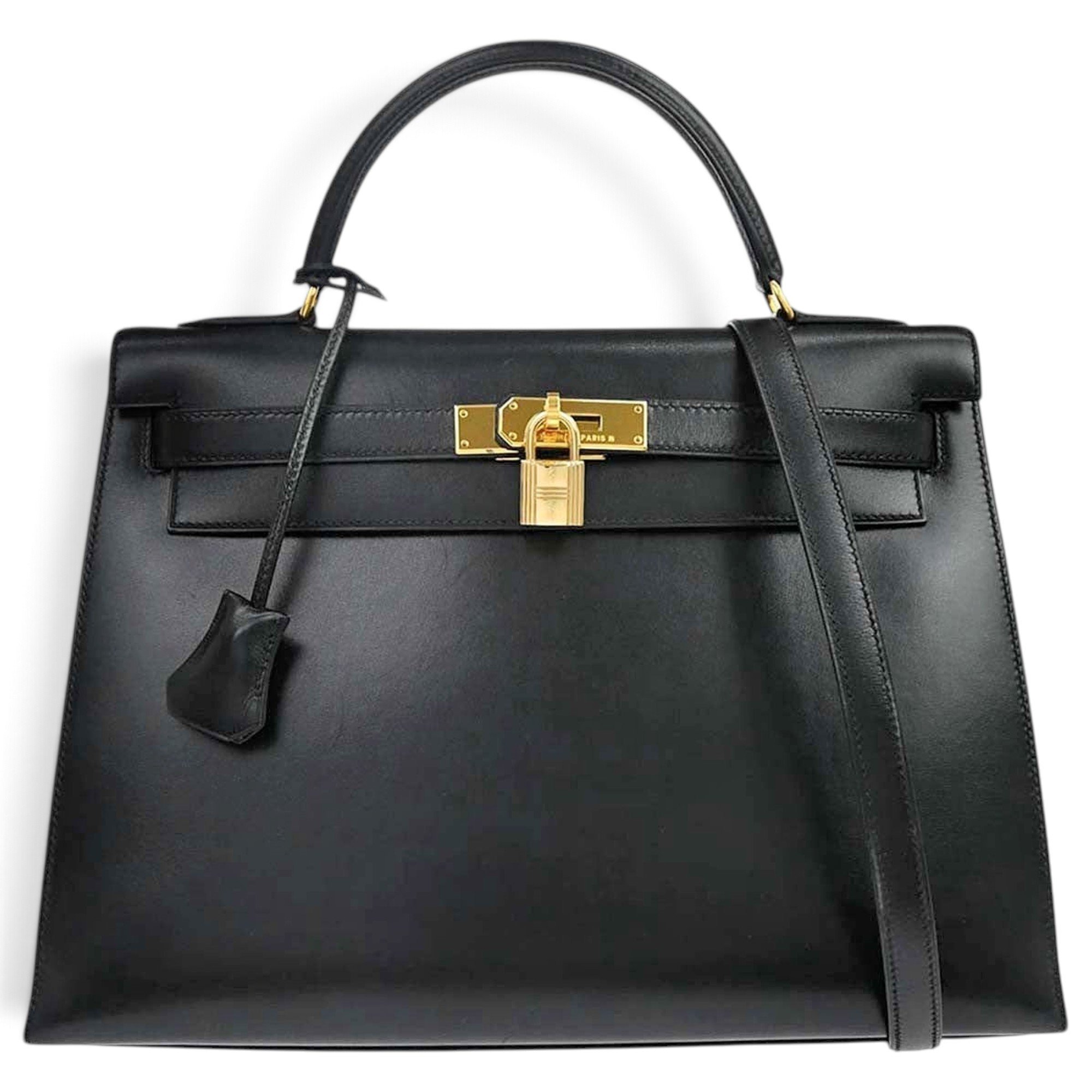 Kelly 32 leather handbag
