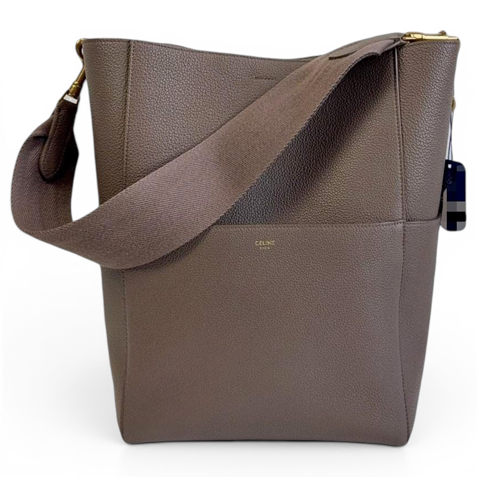Seau Sangle leather handbag
