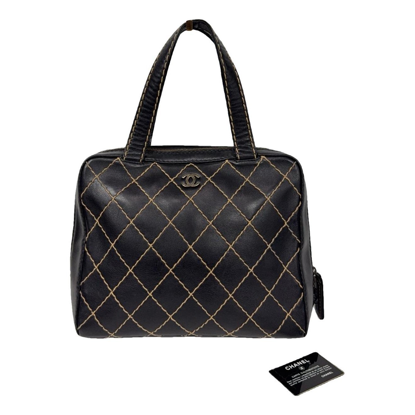Leather handbag
