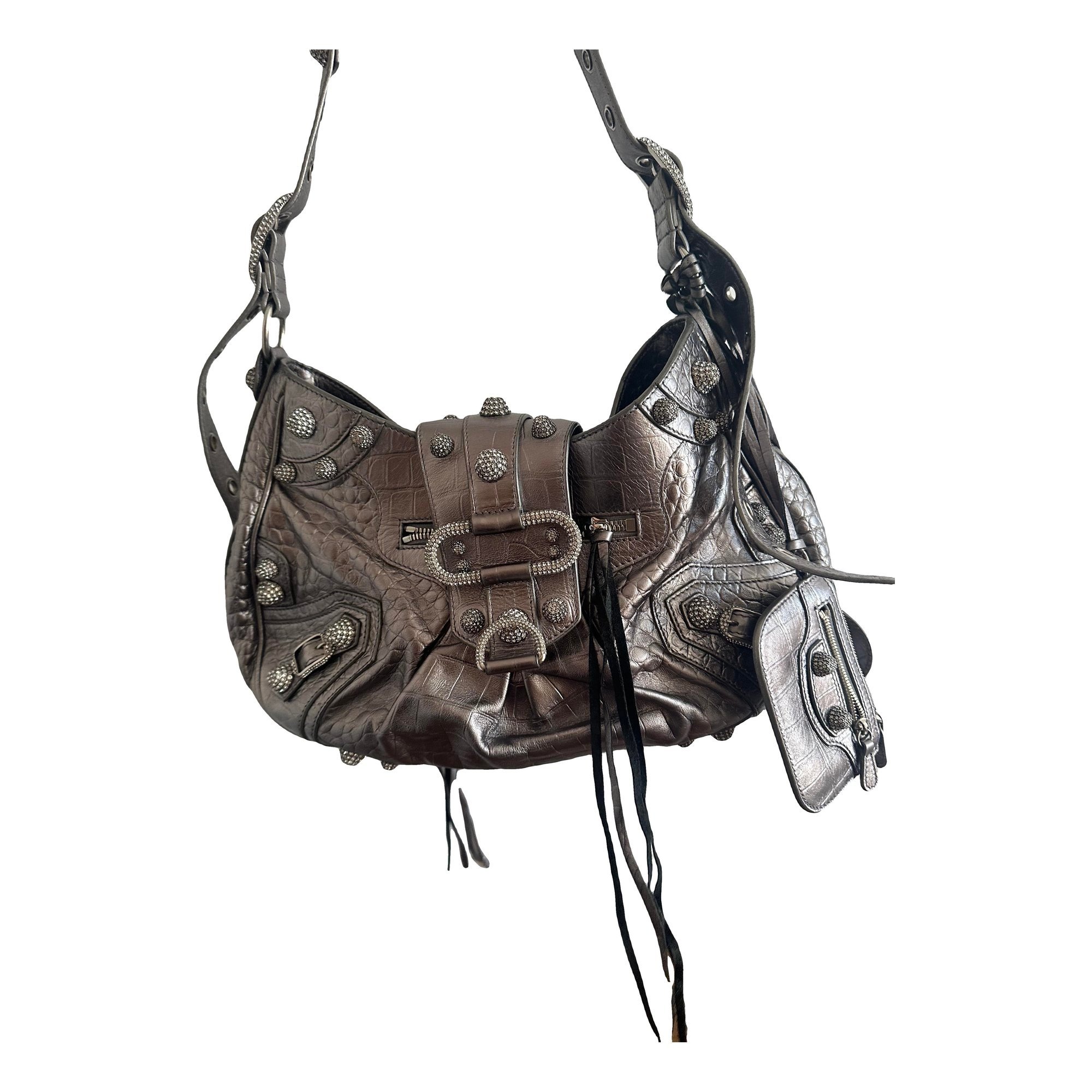 Leather handbag