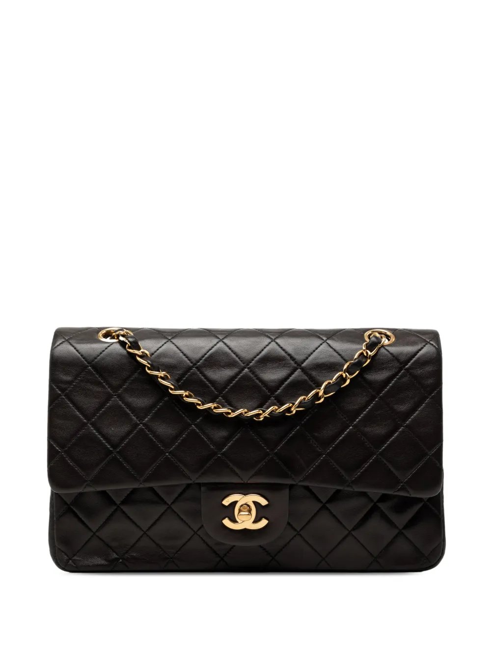 1991-1994 Medium Classic Lambskin Double Flap shoulder bag