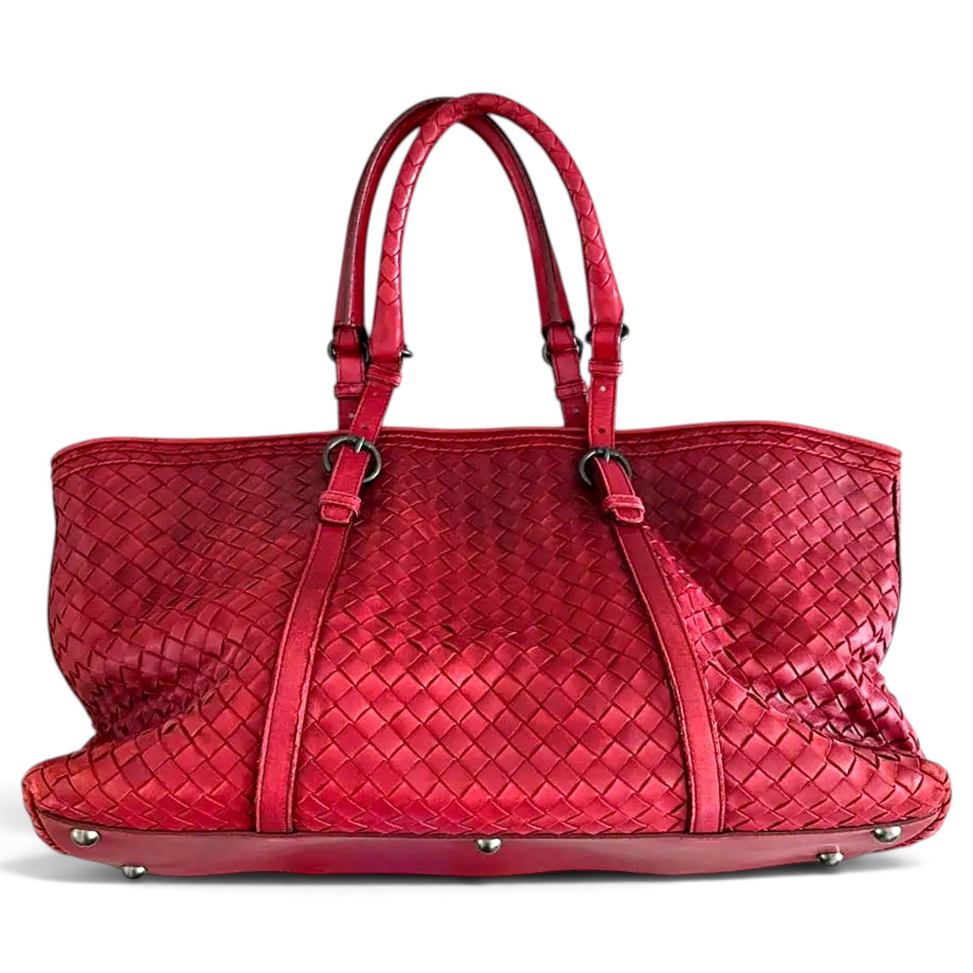 Leather tote