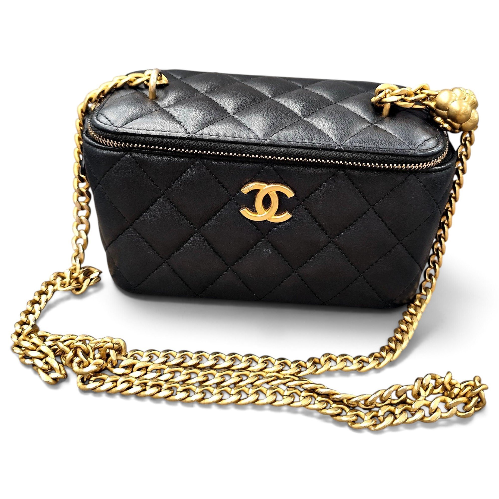 Vanity leather bag