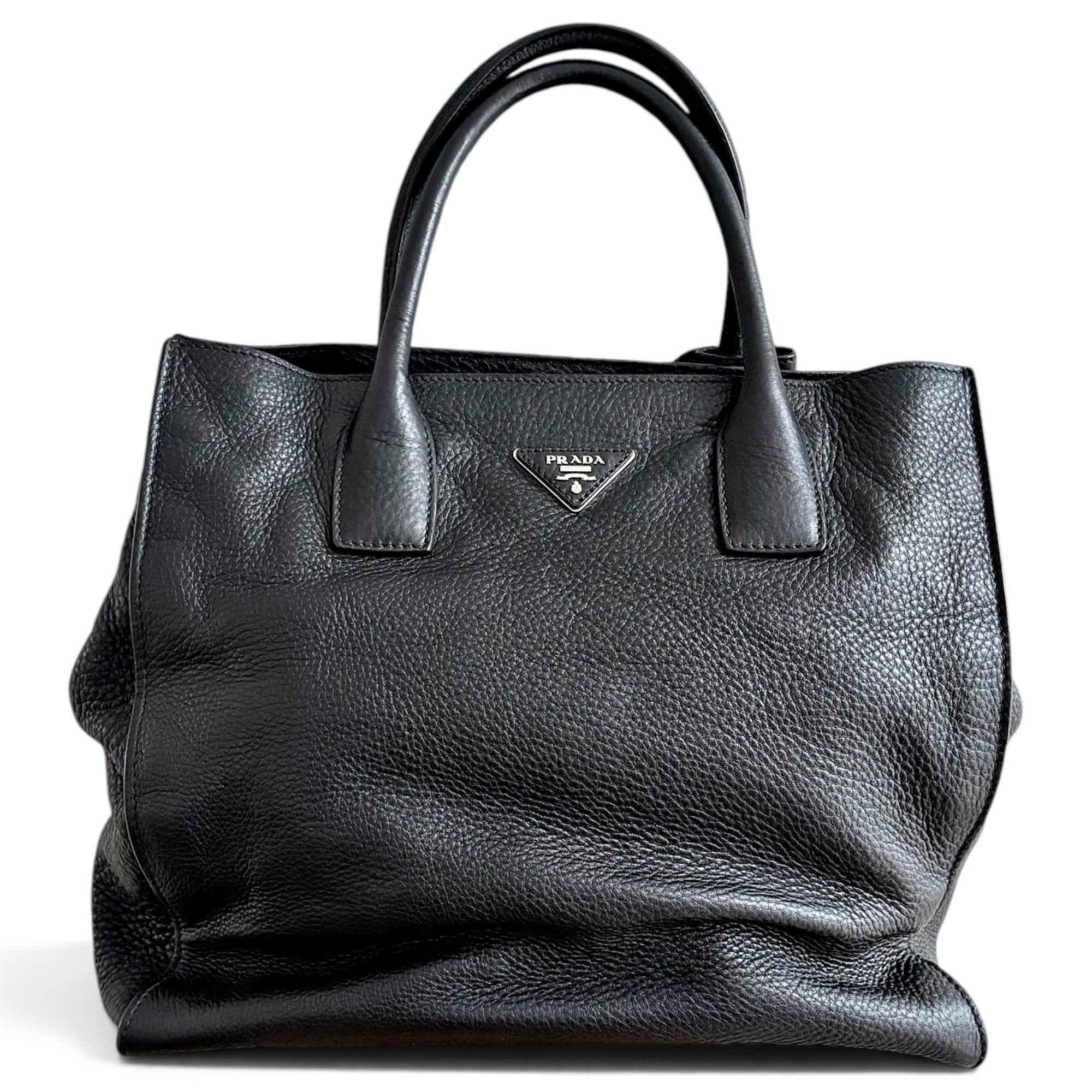 Leather tote