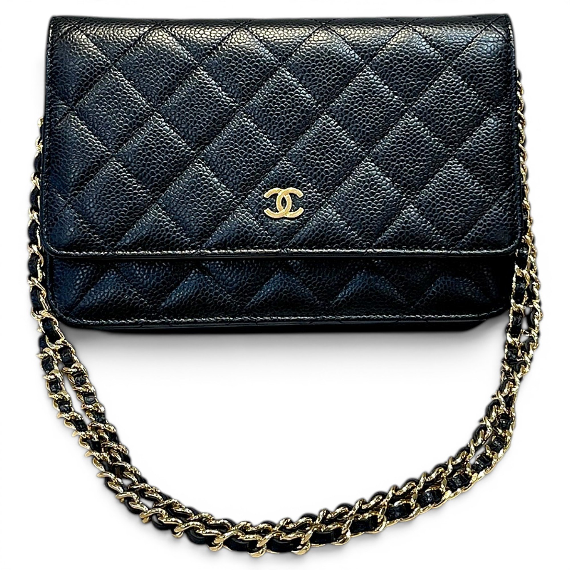 Wallet On Chain Timeless/Classique leather crossbody bag