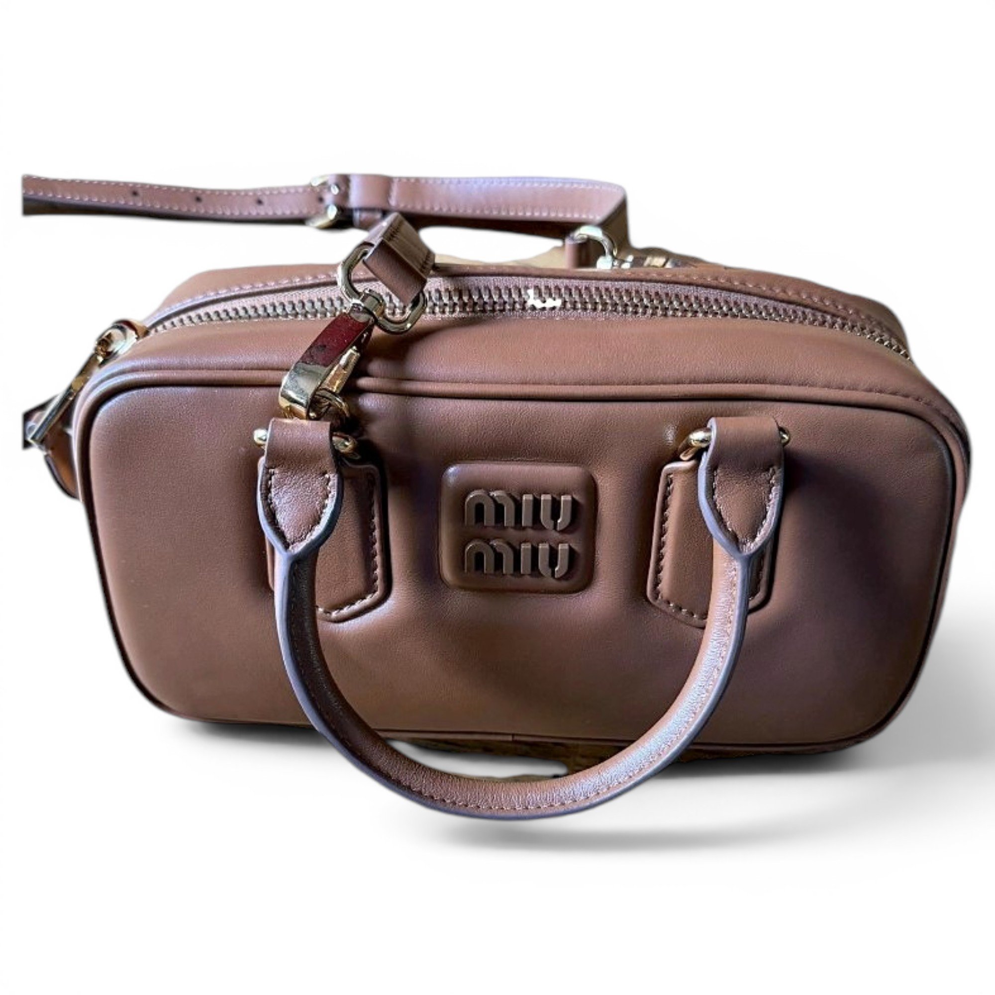 Arcadie leather handbag
