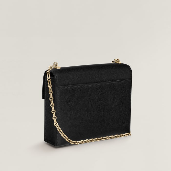 Noir Verrou Chaine Mini Bag