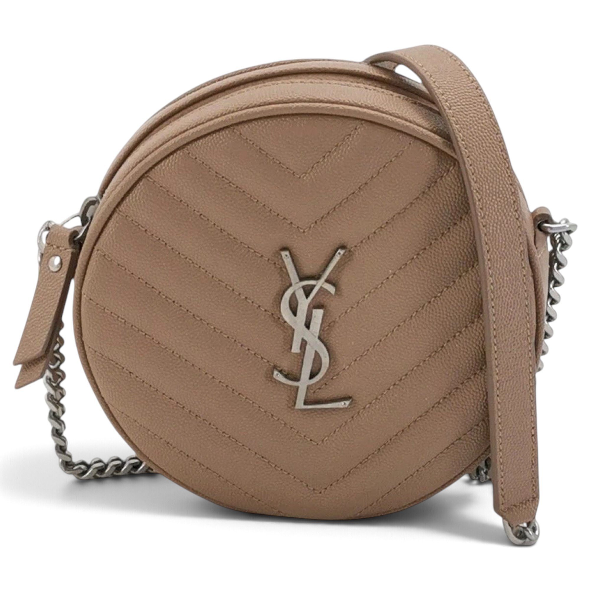 Vinyle leather handbag
