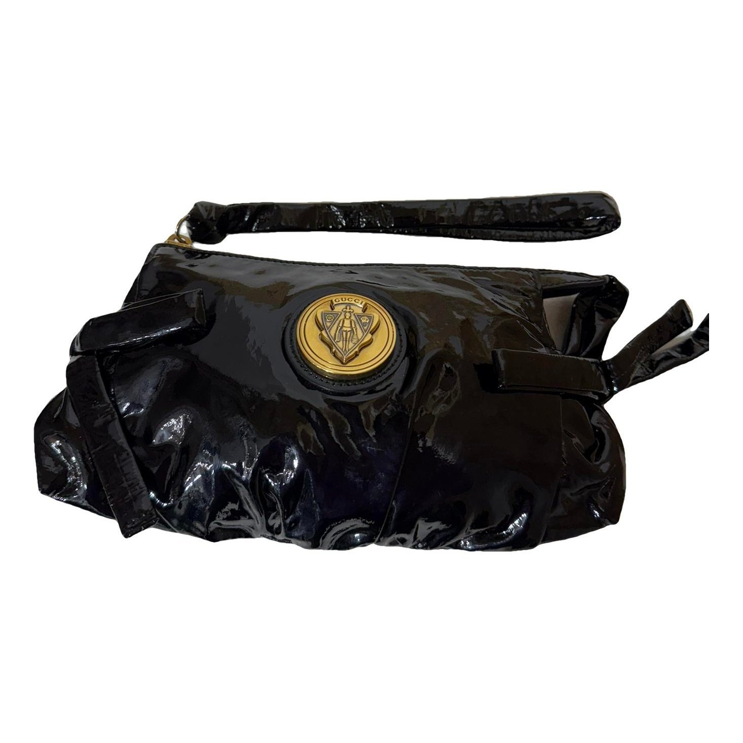 Gucci Hysteria patent leather clutch bag