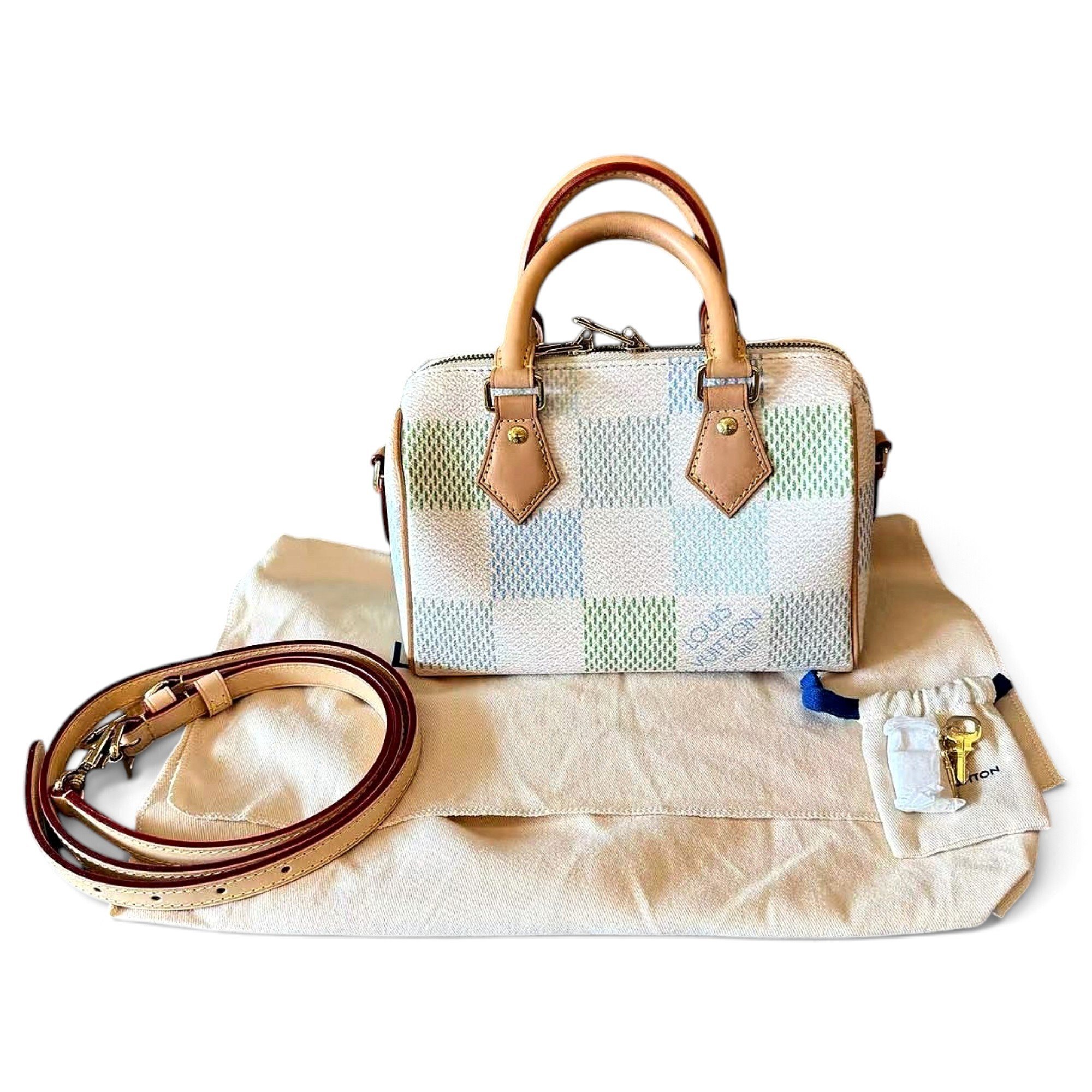 Speedy leather handbag