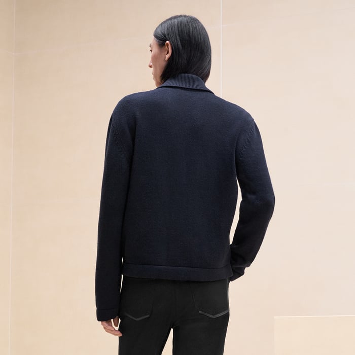 Marine Sobrecamisa "Devant Cuir Empreinte Sellier"