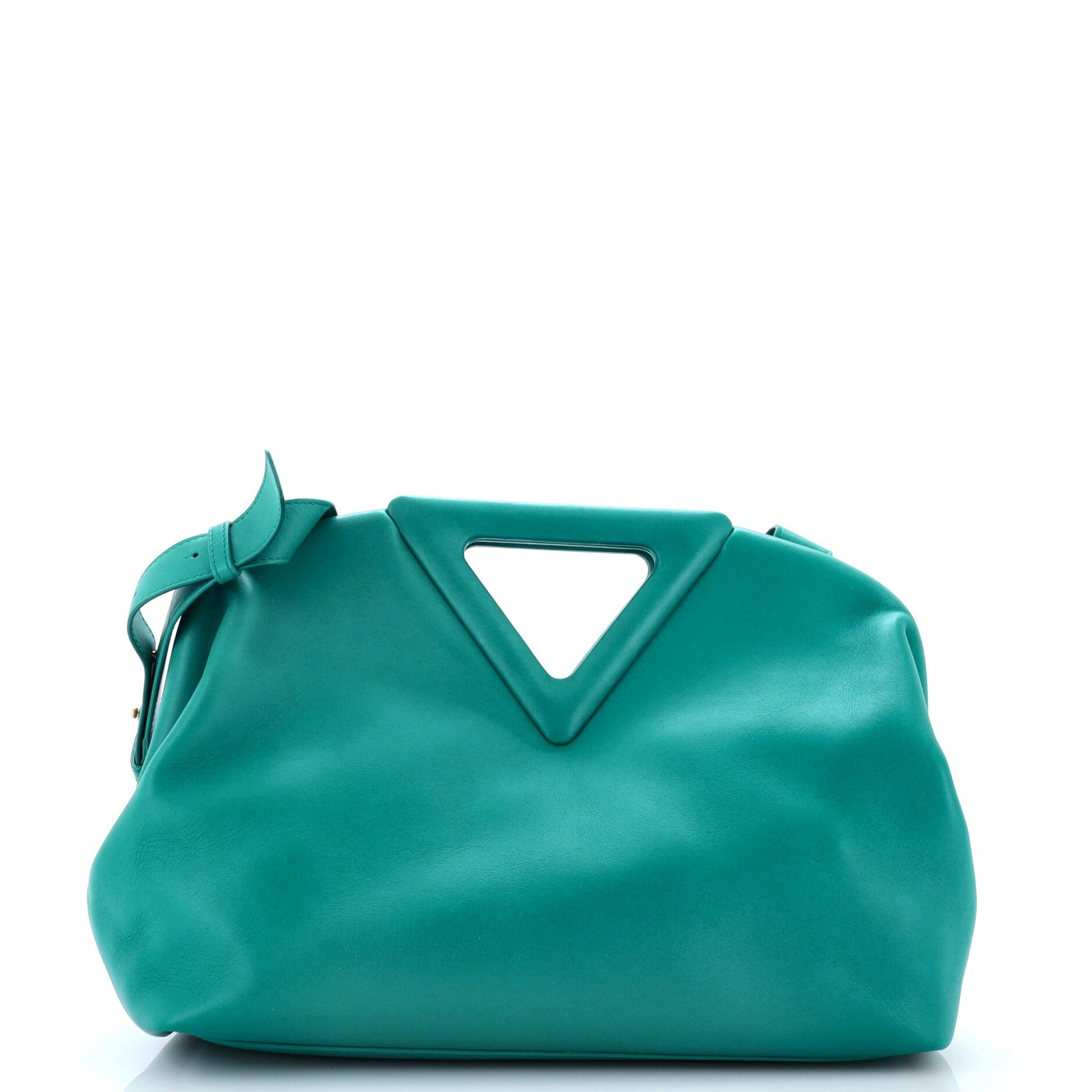 Bottega Veneta Point Shoulder Bag Leather Medium