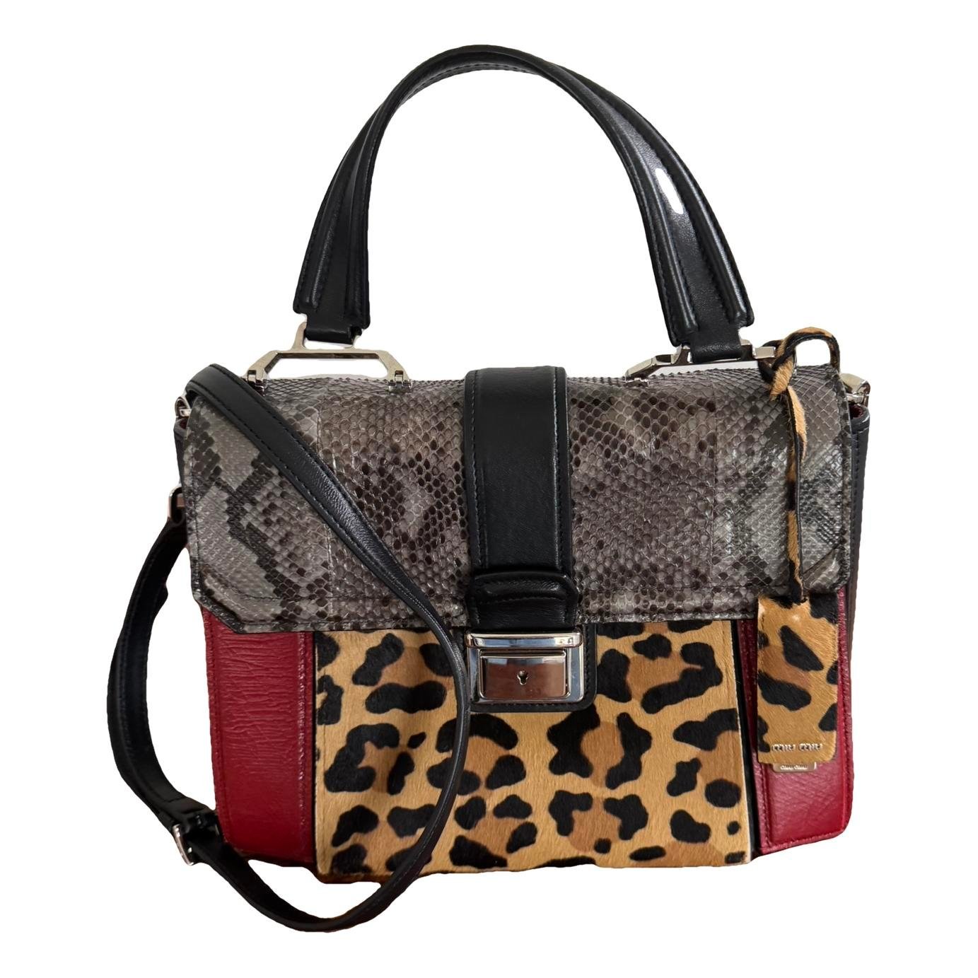 Python crossbody bag