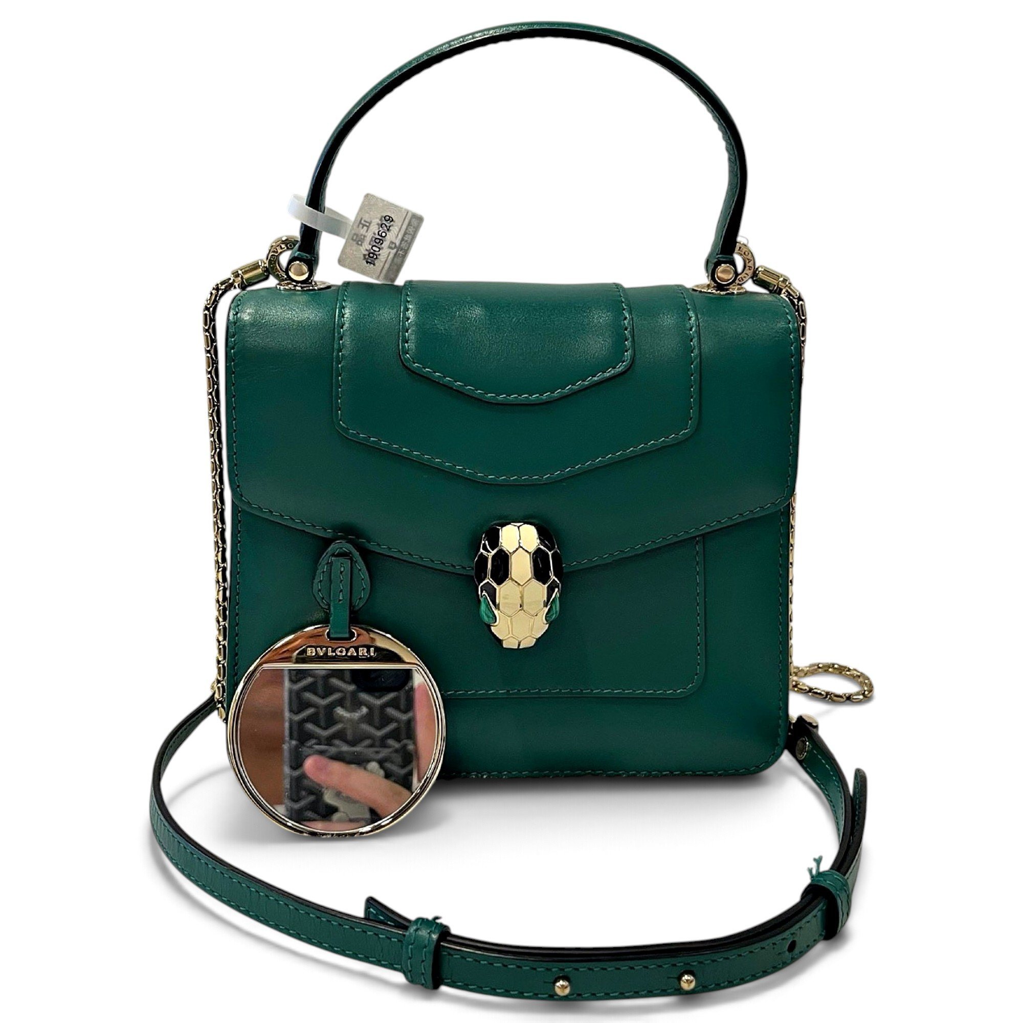 Serpenti leather crossbody bag