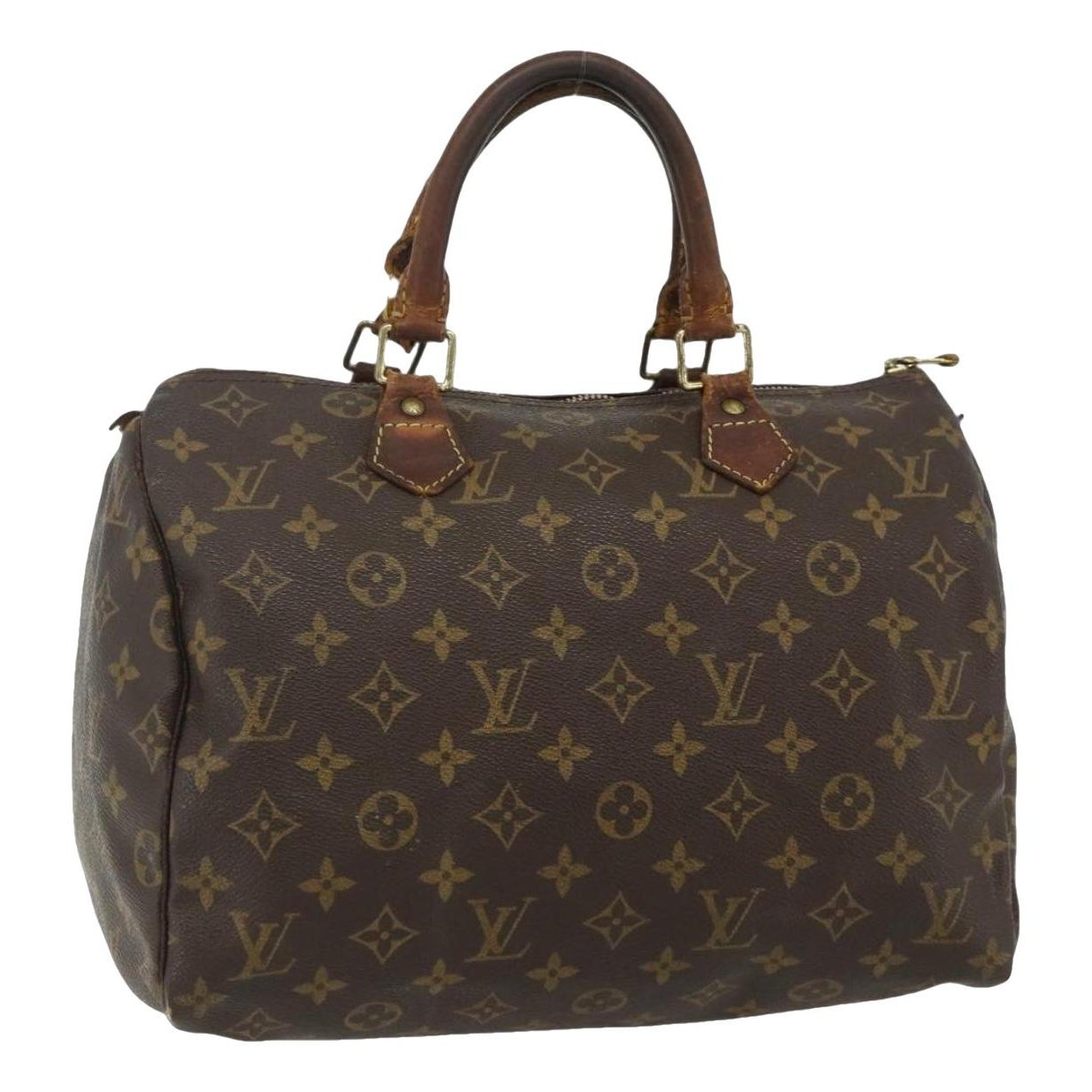 Speedy leather handbag