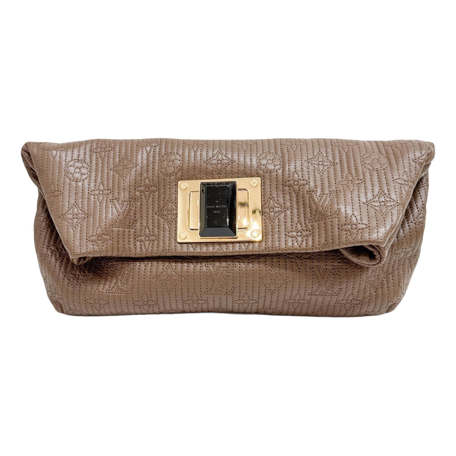 Altair leather clutch bag