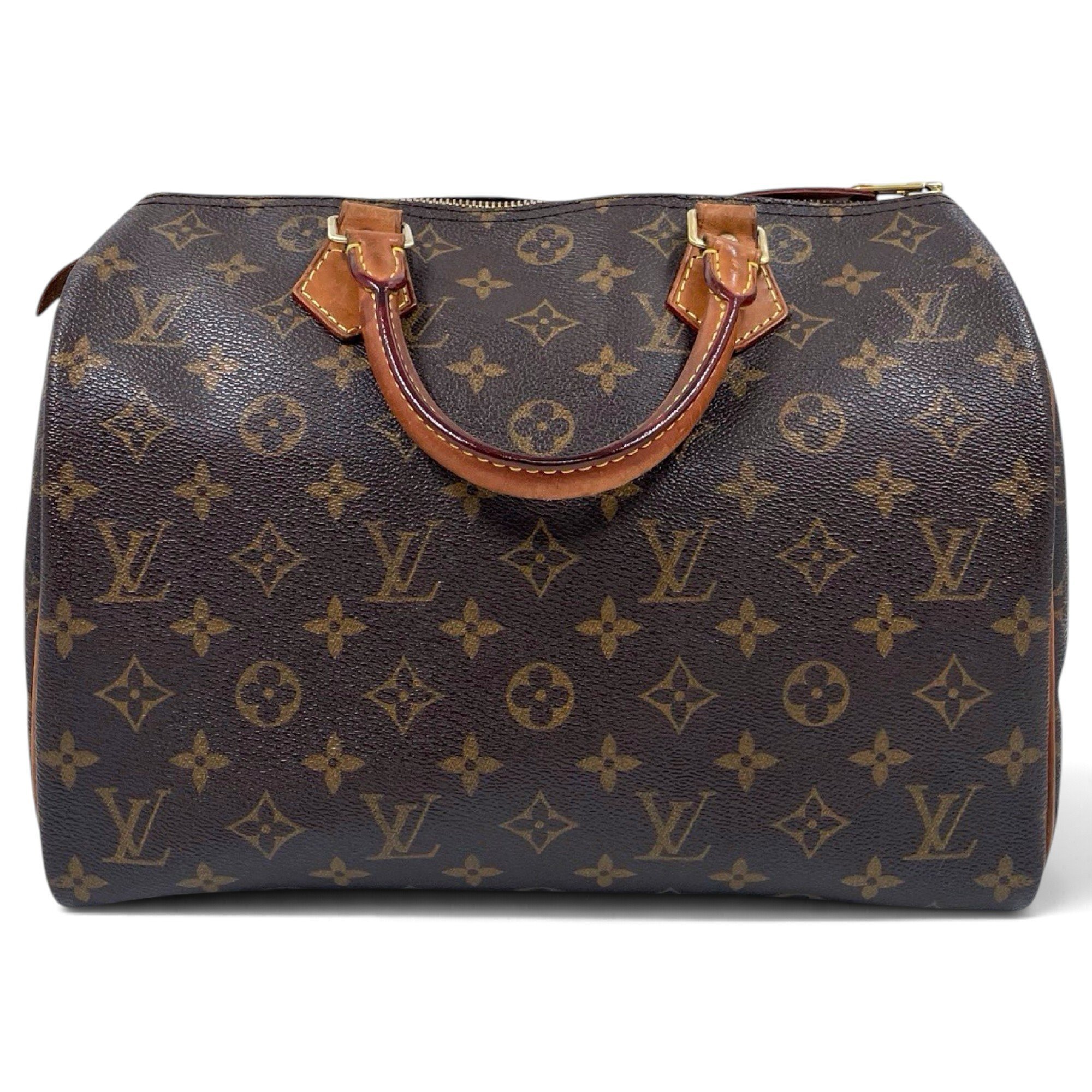 Speedy leather handbag