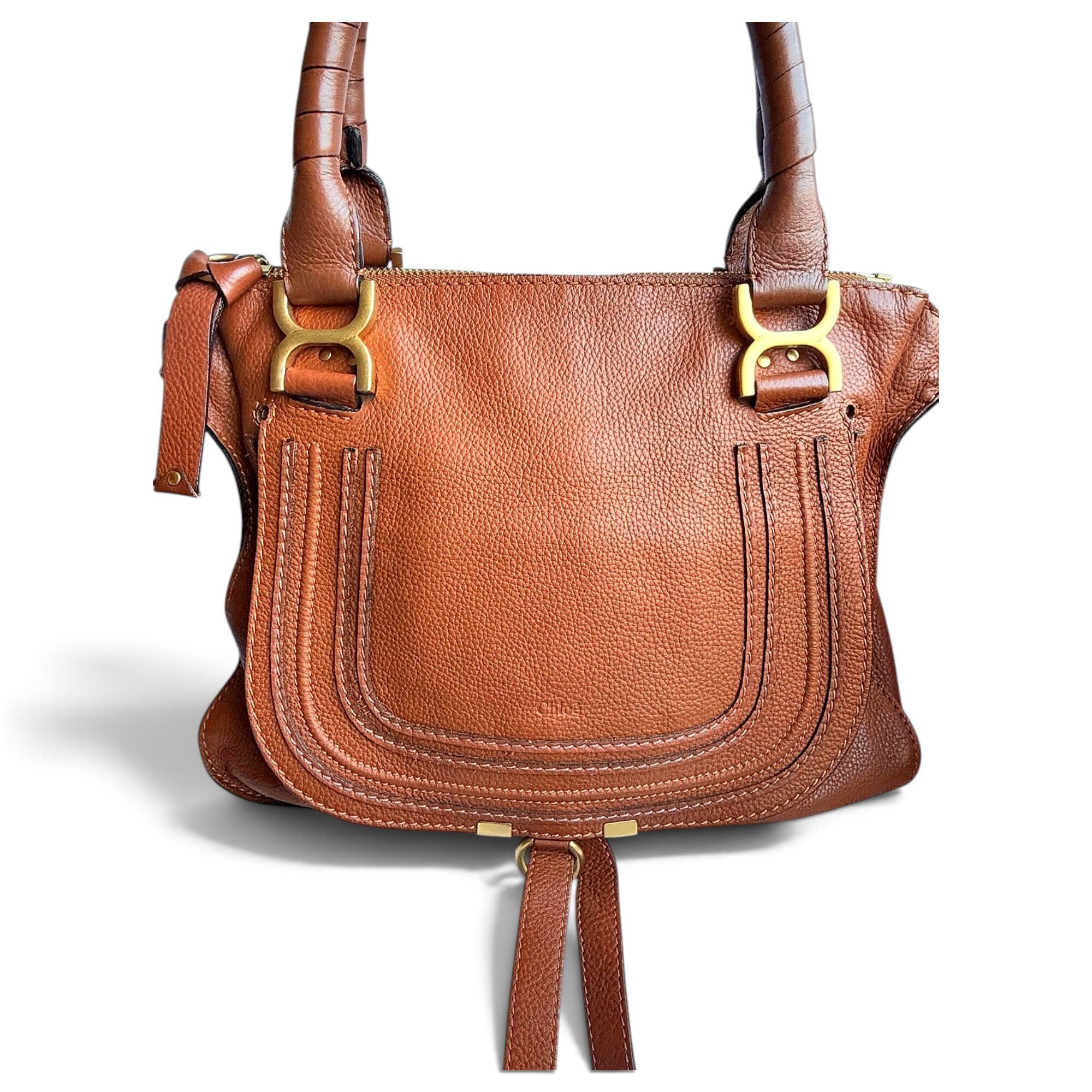 Marcie leather satchel