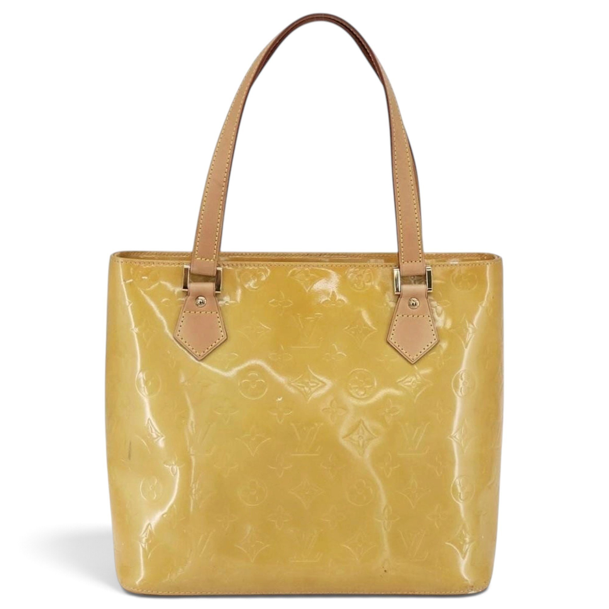 Houston patent leather handbag