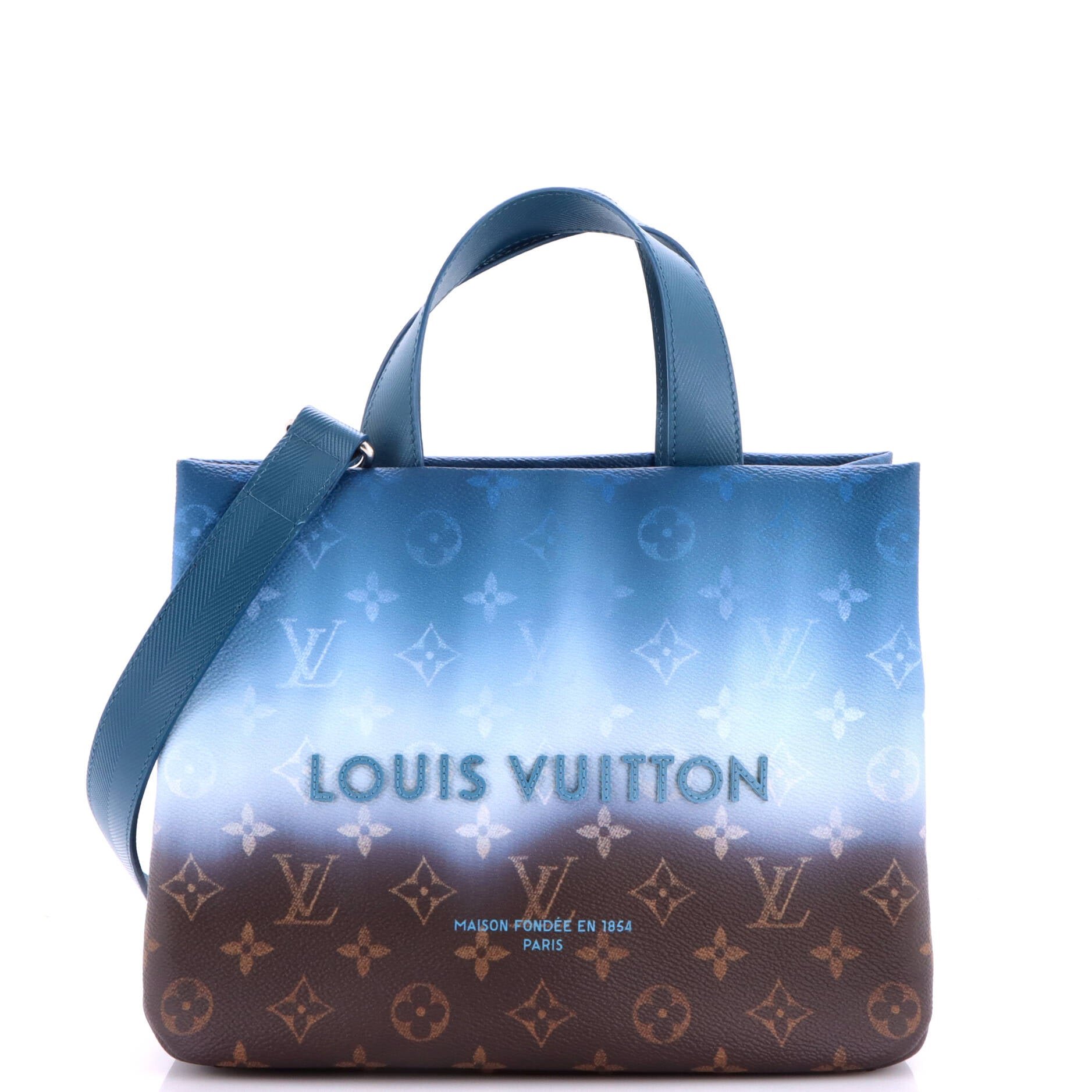 Shopper Tote Pigment Monogram Canvas Mini