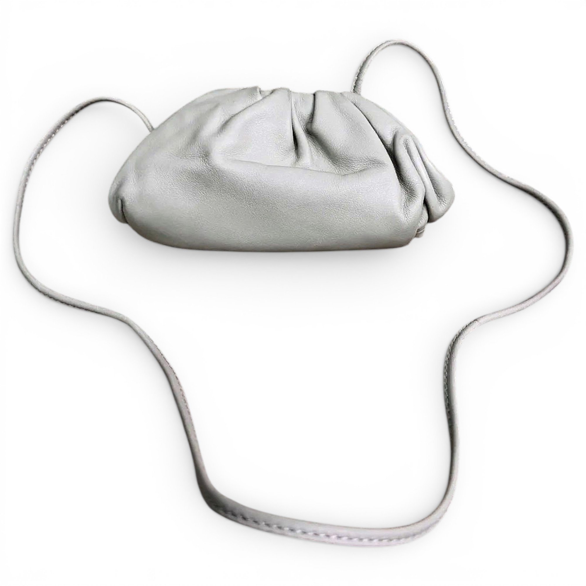 Pouch leather handbag