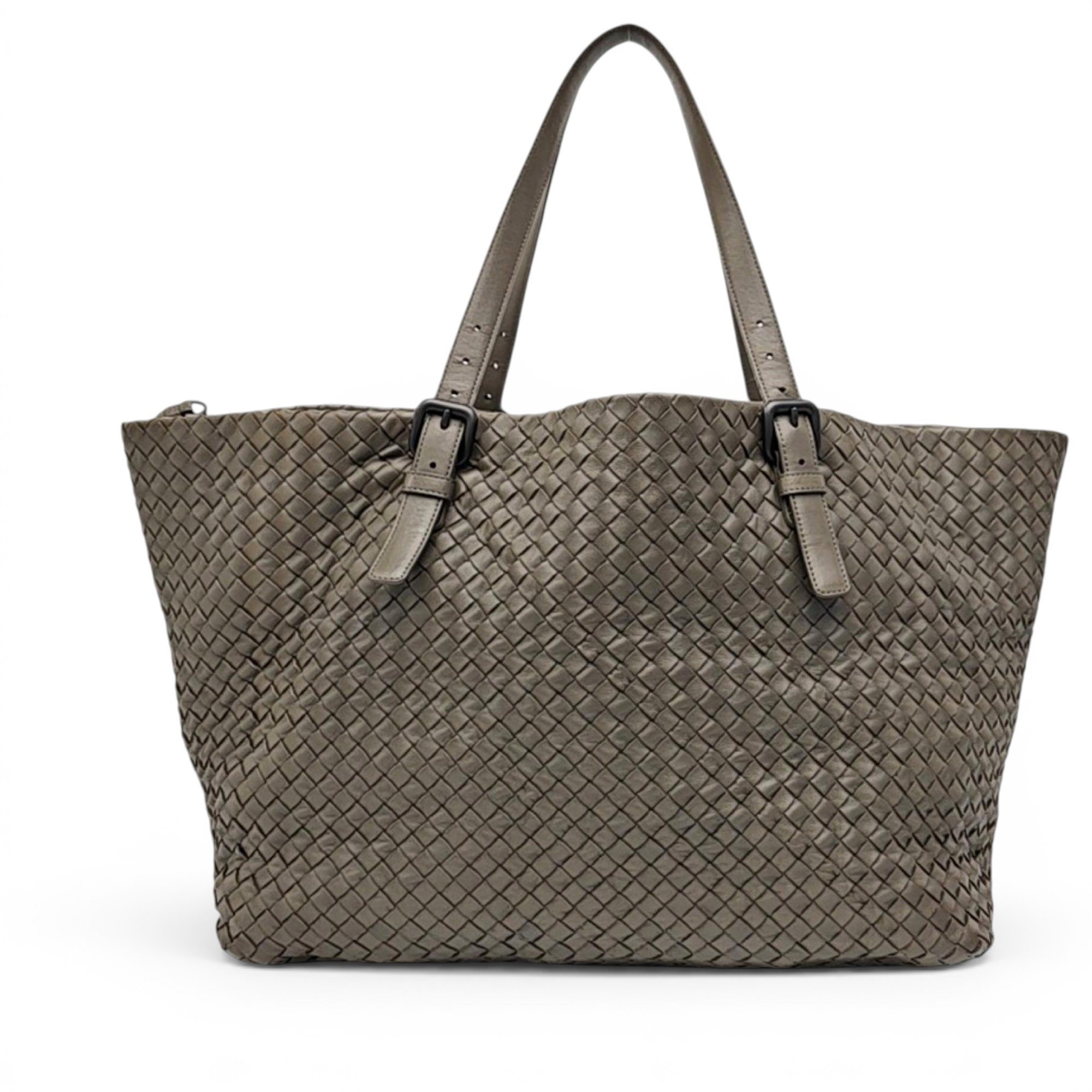 Leather tote