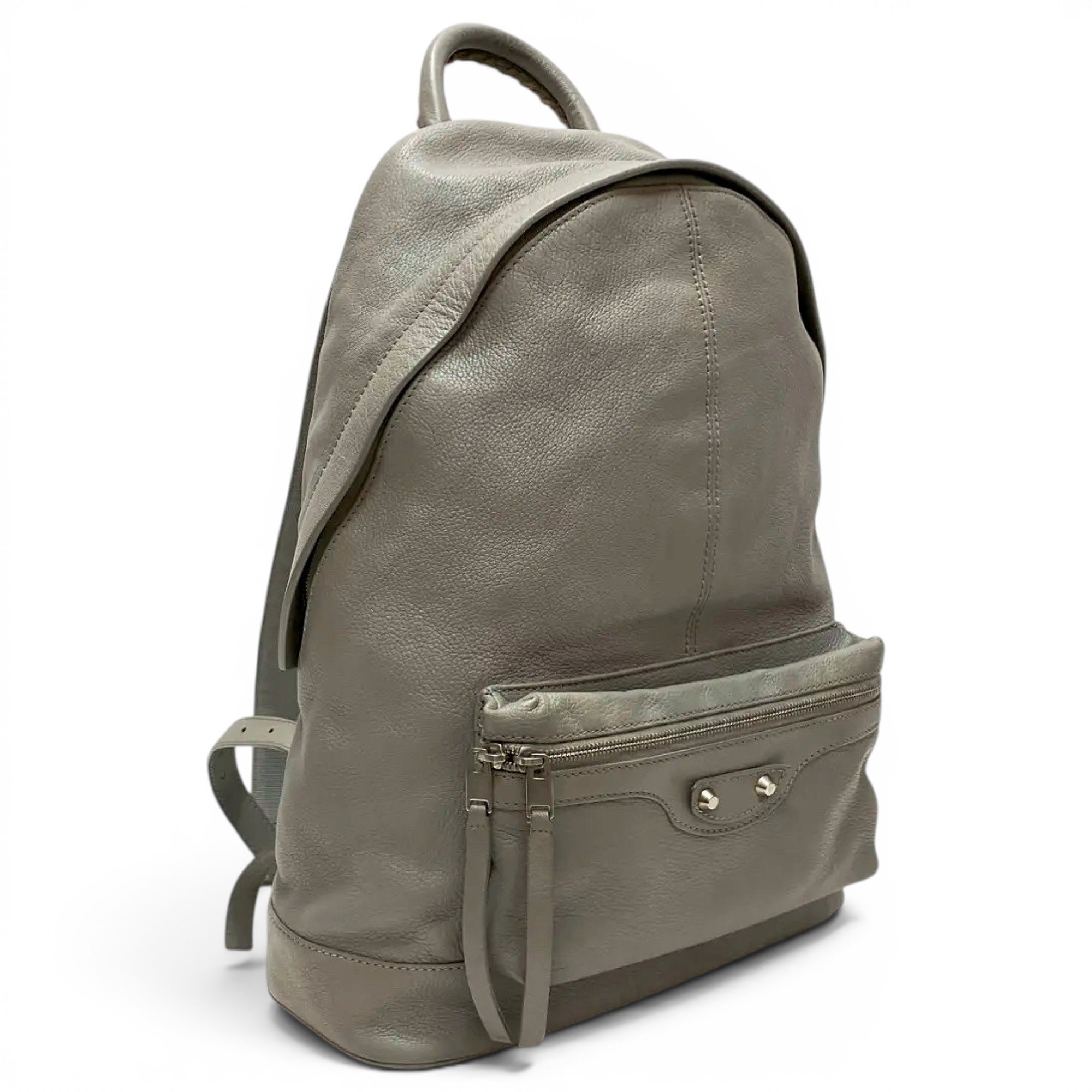 Leather backpack