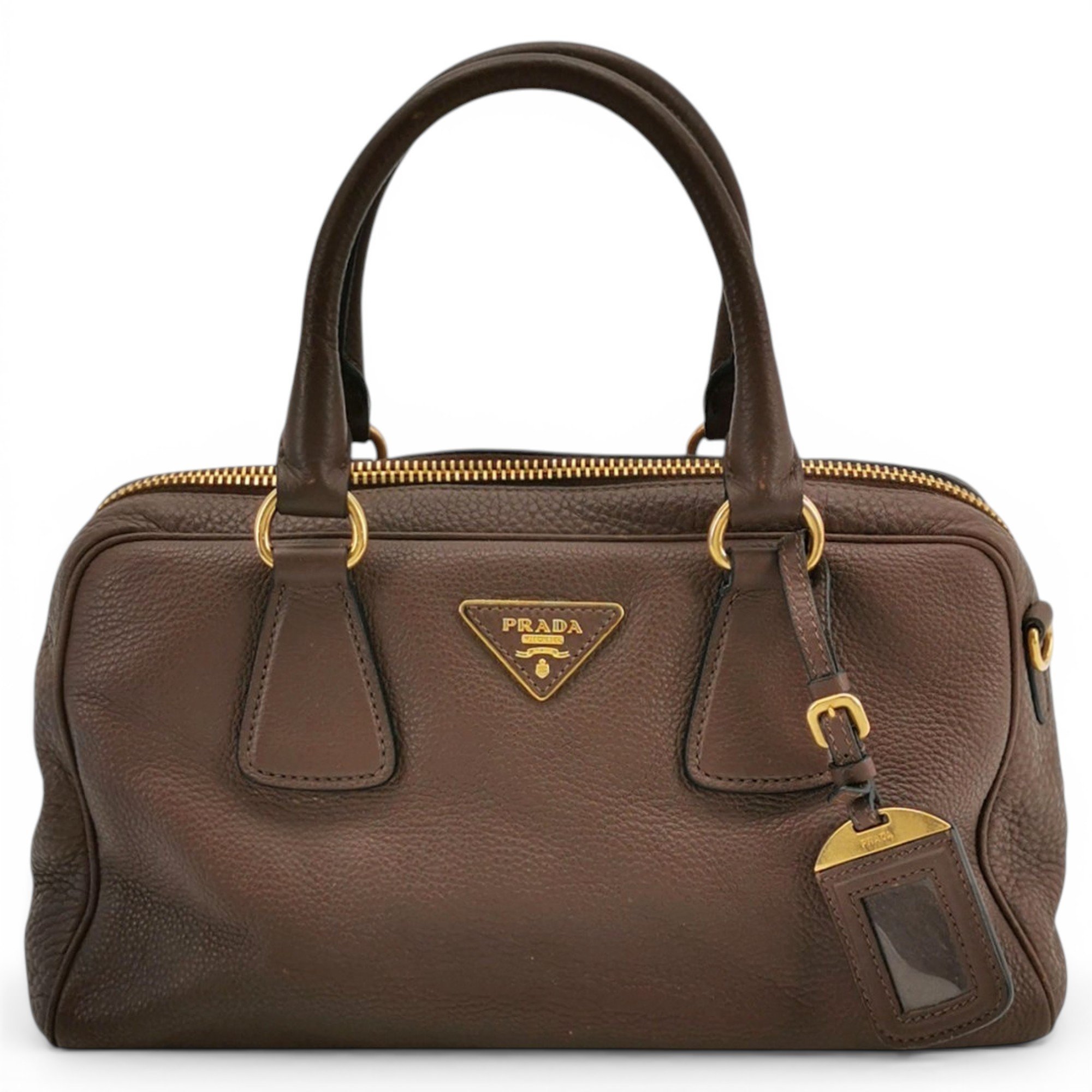 Promenade leather handbag