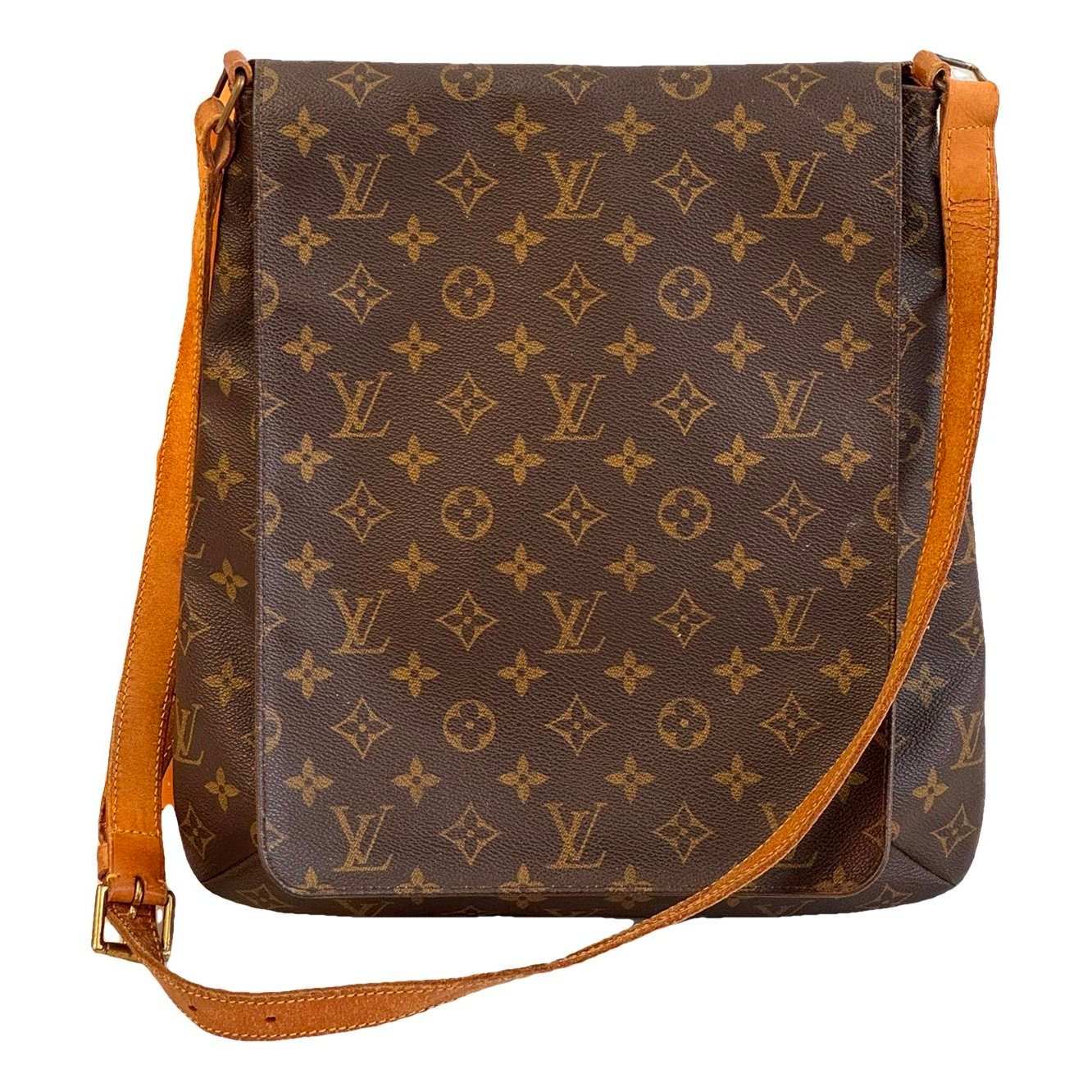 Musette leather crossbody bag