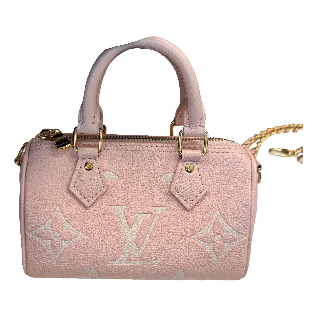 Louis Vuitton Nano Speedy / Mini HL leather handbag